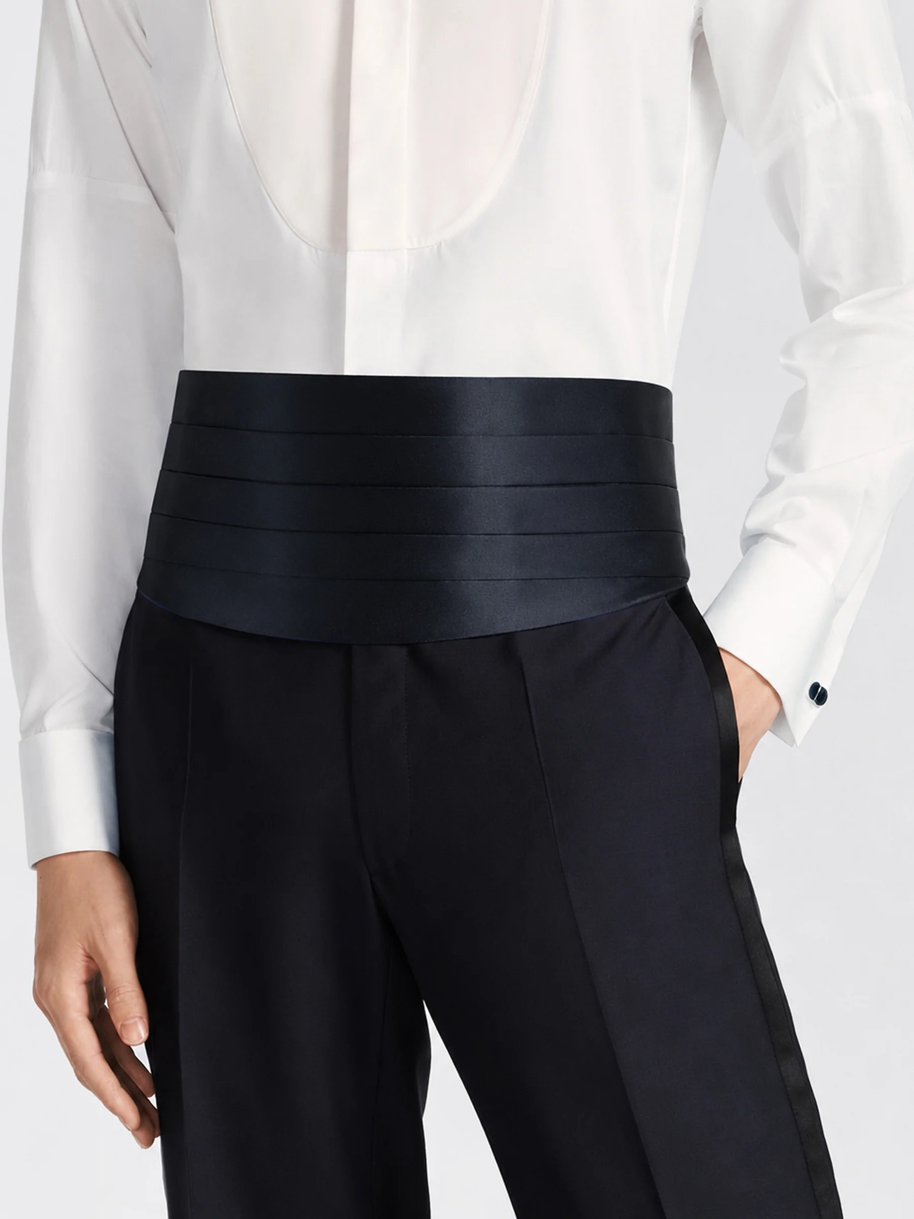Tuxedo Wasit Belt - EAMWB6-001