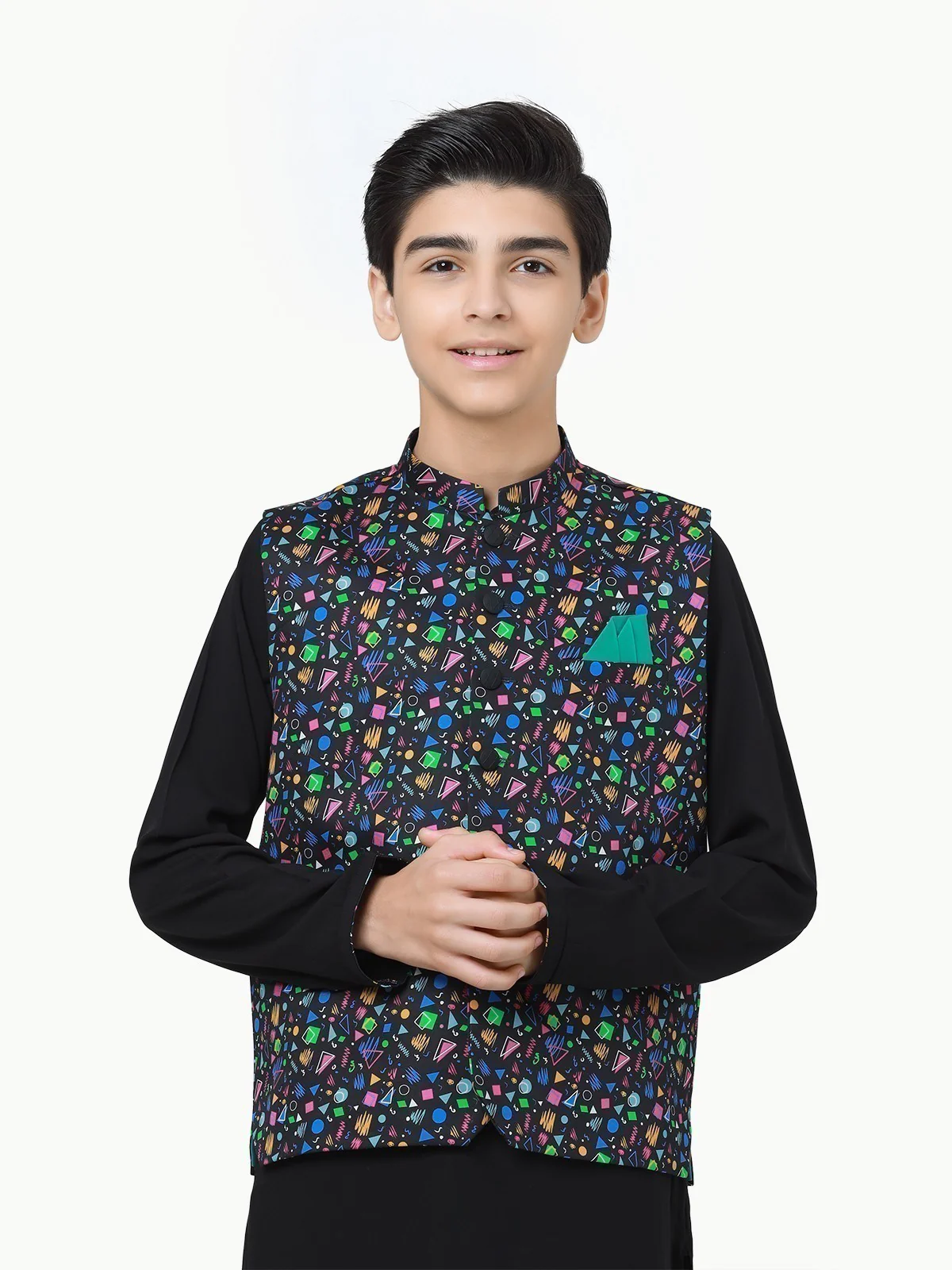 Cotton Waistcoat Suit - EBTWCS22-25167 - Image 2