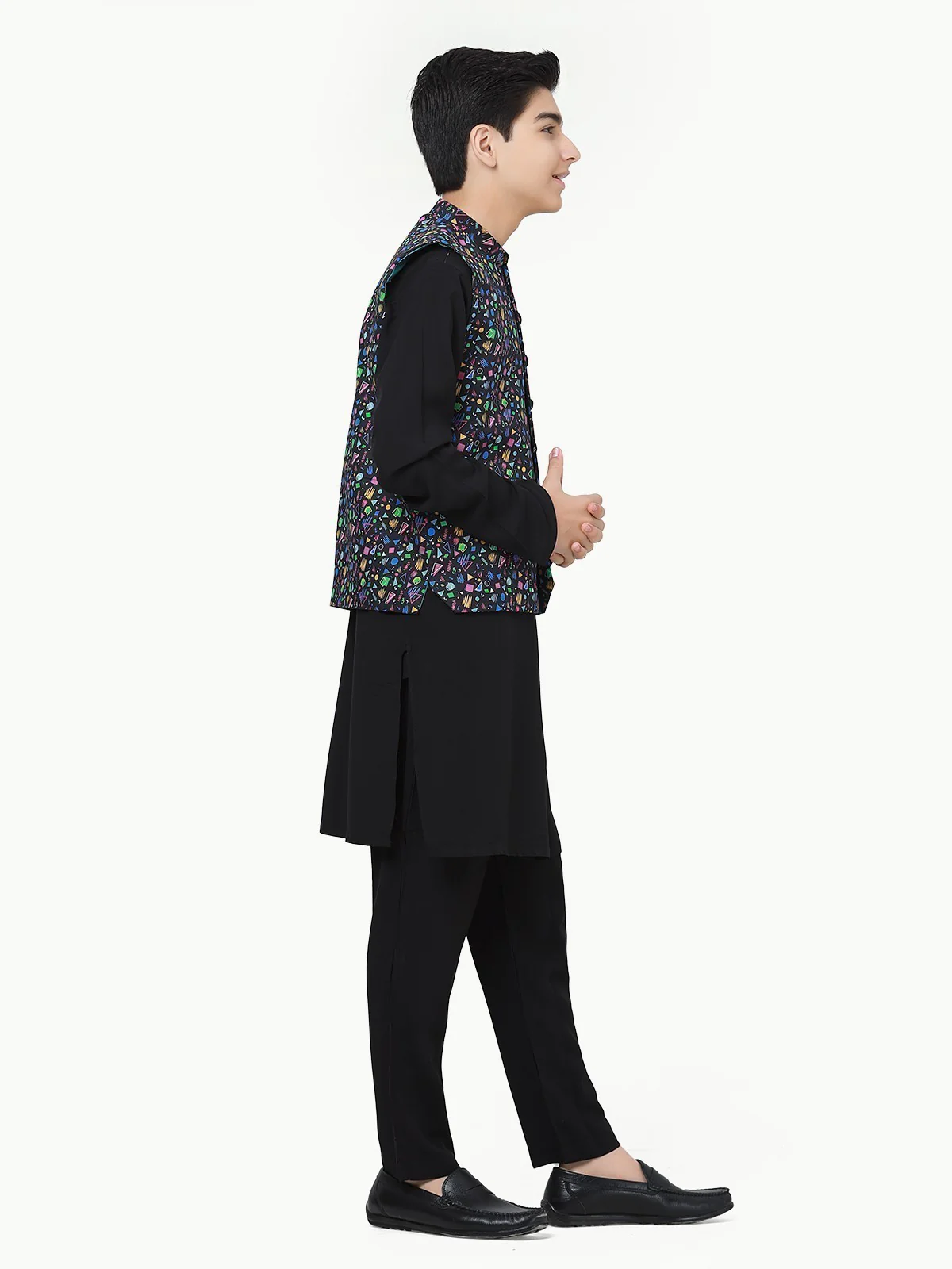 Cotton Waistcoat Suit - EBTWCS22-25167 - Image 3