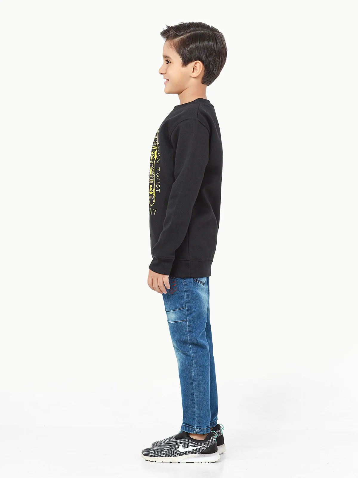 Crew Neck Graphic Sweatshirt - EBTSS22-005 - Image 3