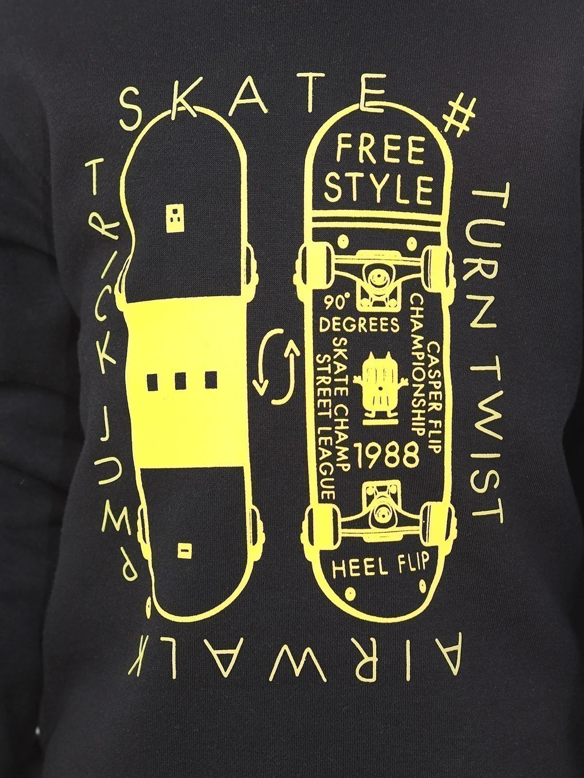 Crew Neck Graphic Sweatshirt - EBTSS22-005 - Image 5