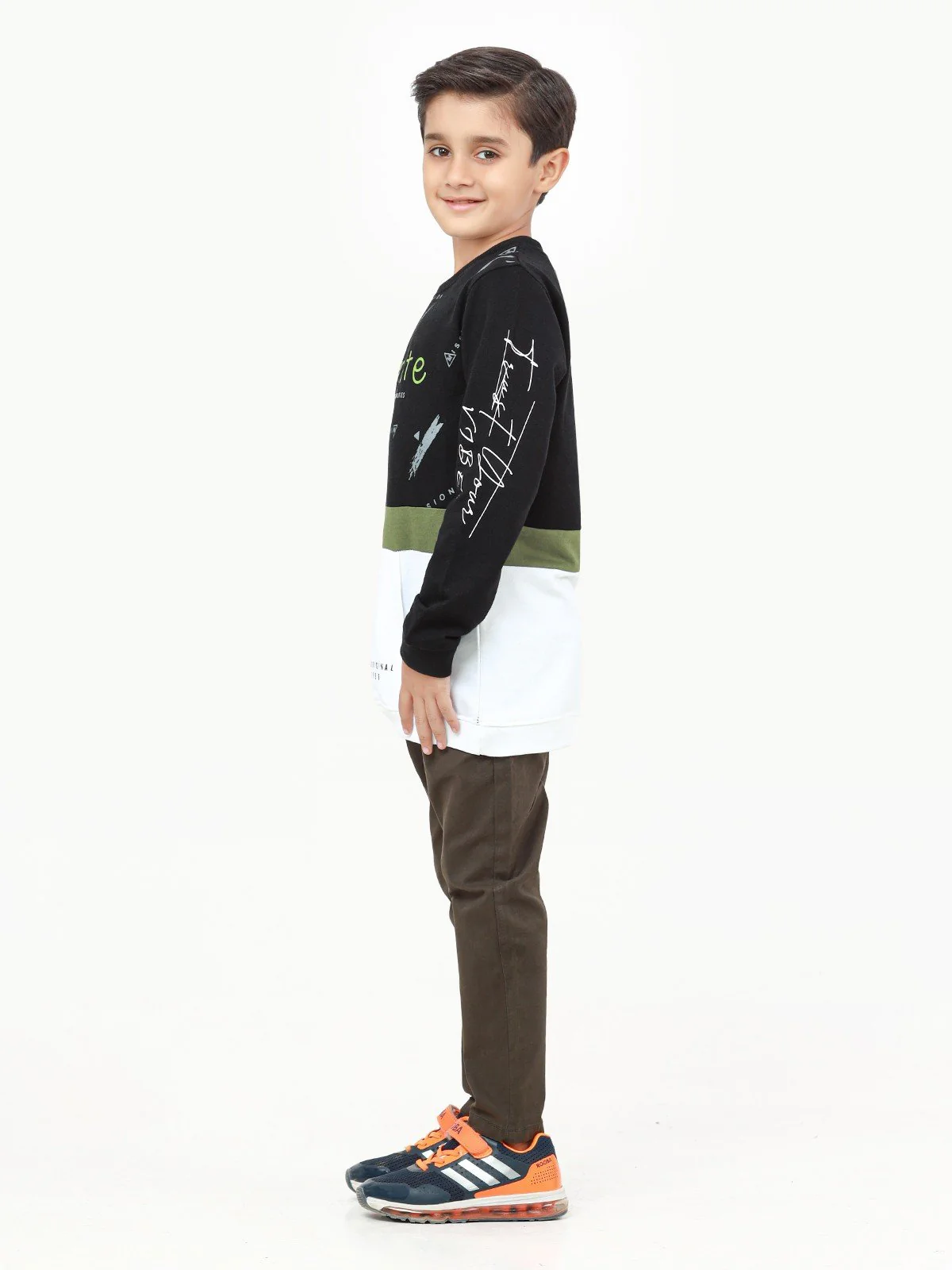 Crew Neck Graphic Sweatshirt - EBTSS22-013 - Image 3