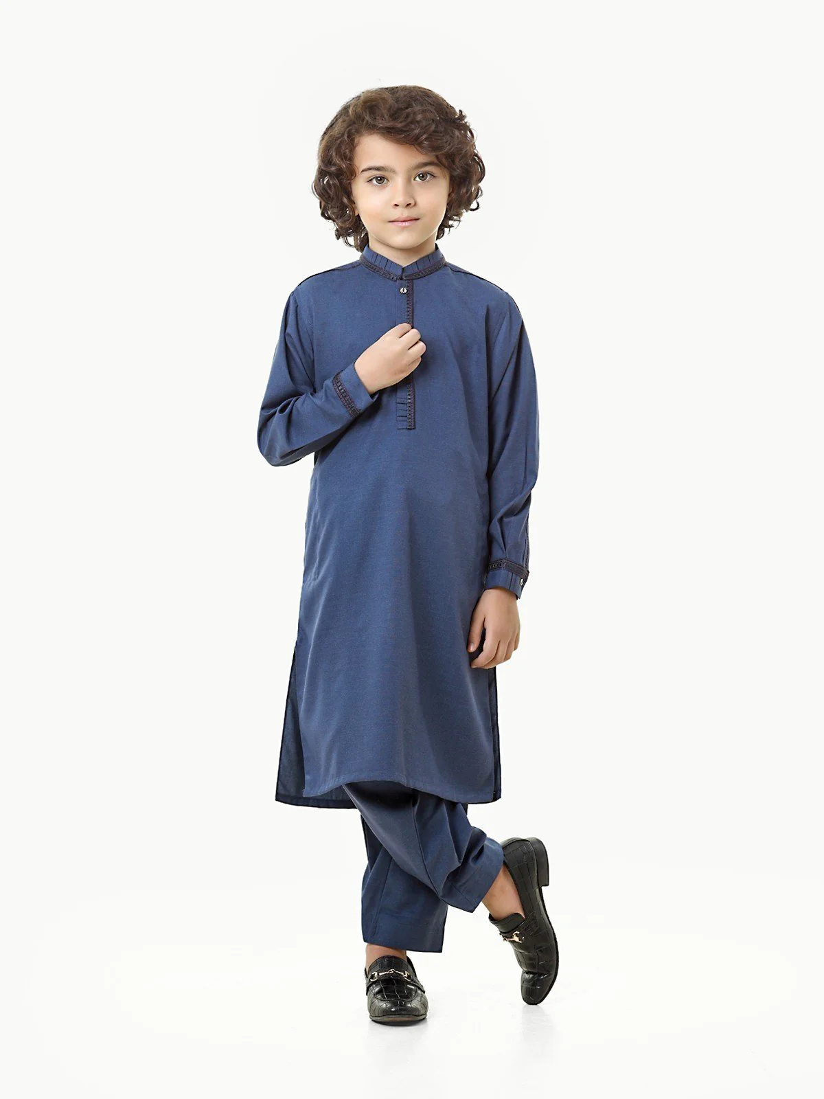 Embroidered Blended Shalwar Kameez - EBTKS23-3811