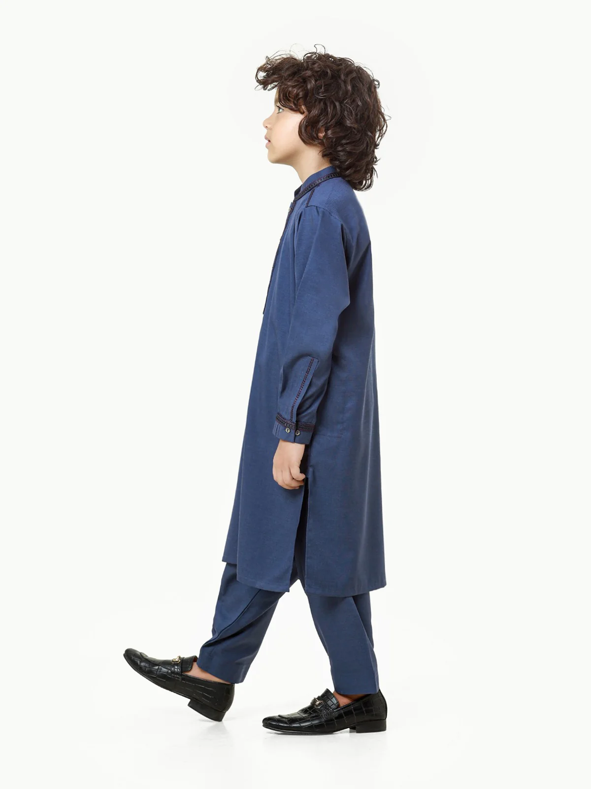 Embroidered Blended Shalwar Kameez - EBTKS23-3811 - Image 4