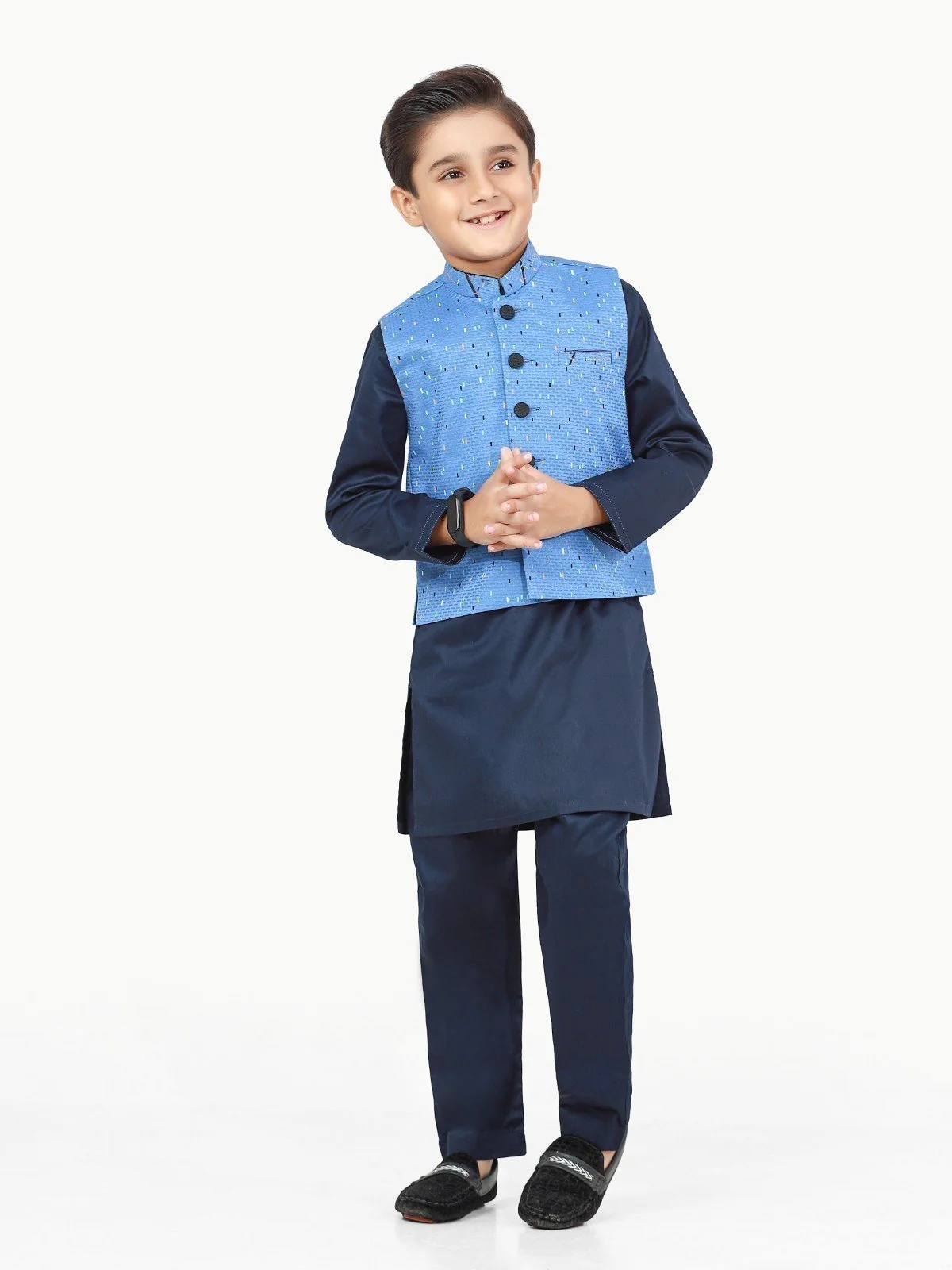 Cotton Waistcoat Suit - EBTWCS22-25174 - Image 2