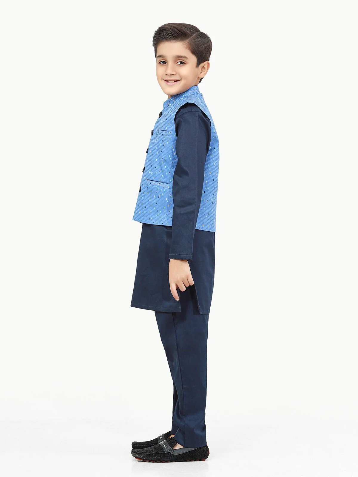 Cotton Waistcoat Suit - EBTWCS22-25174 - Image 3