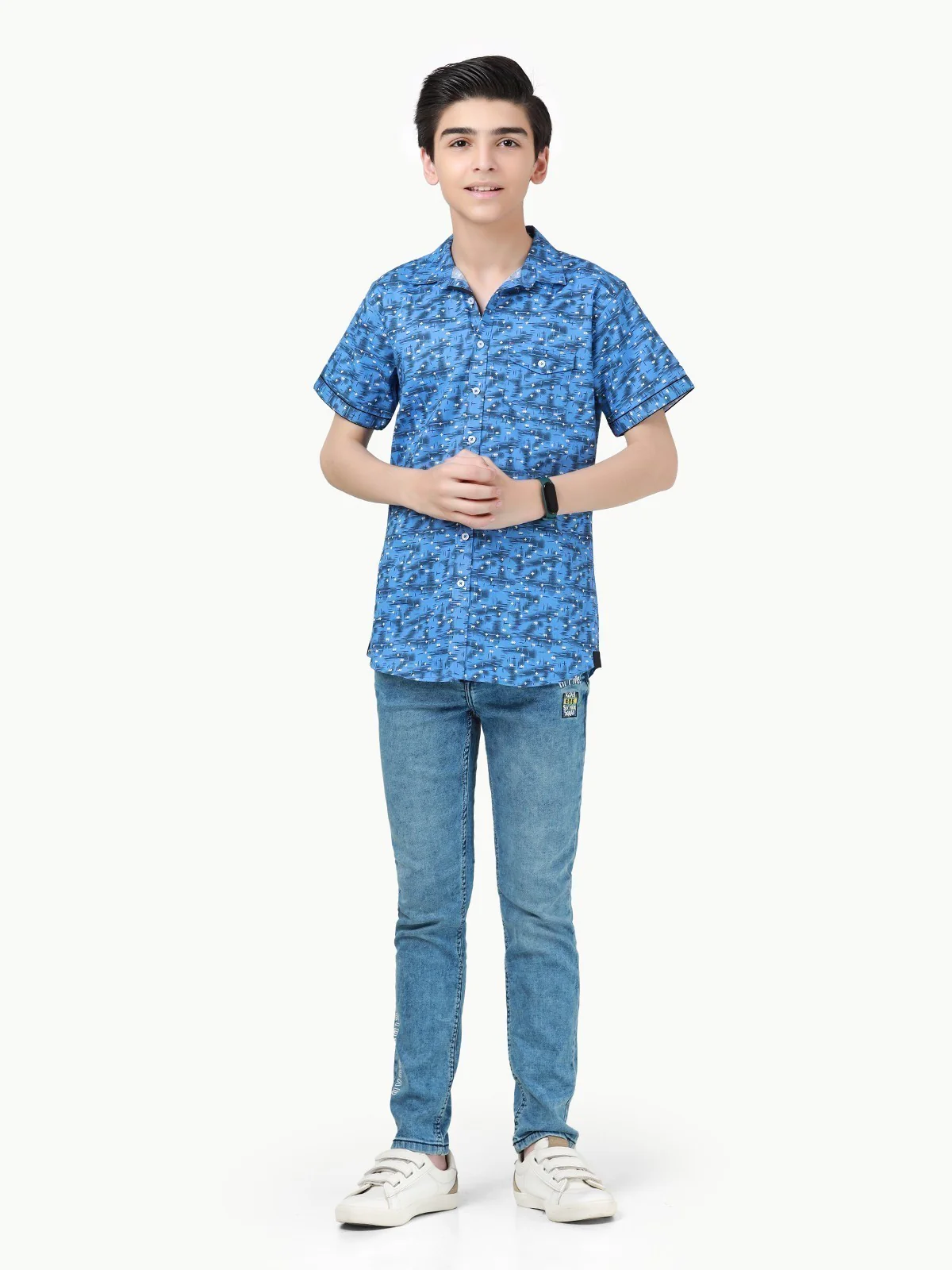 Half Sleeves Printed Shirt - EBTS22-27444
