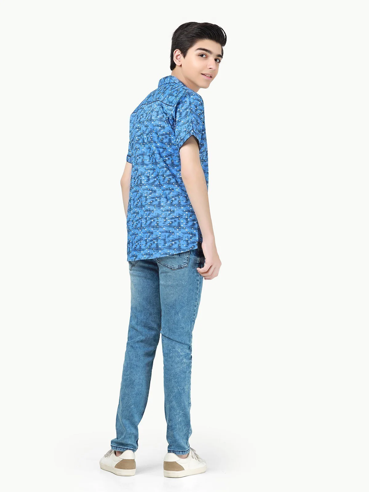 Half Sleeves Printed Shirt - EBTS22-27444 - Image 5