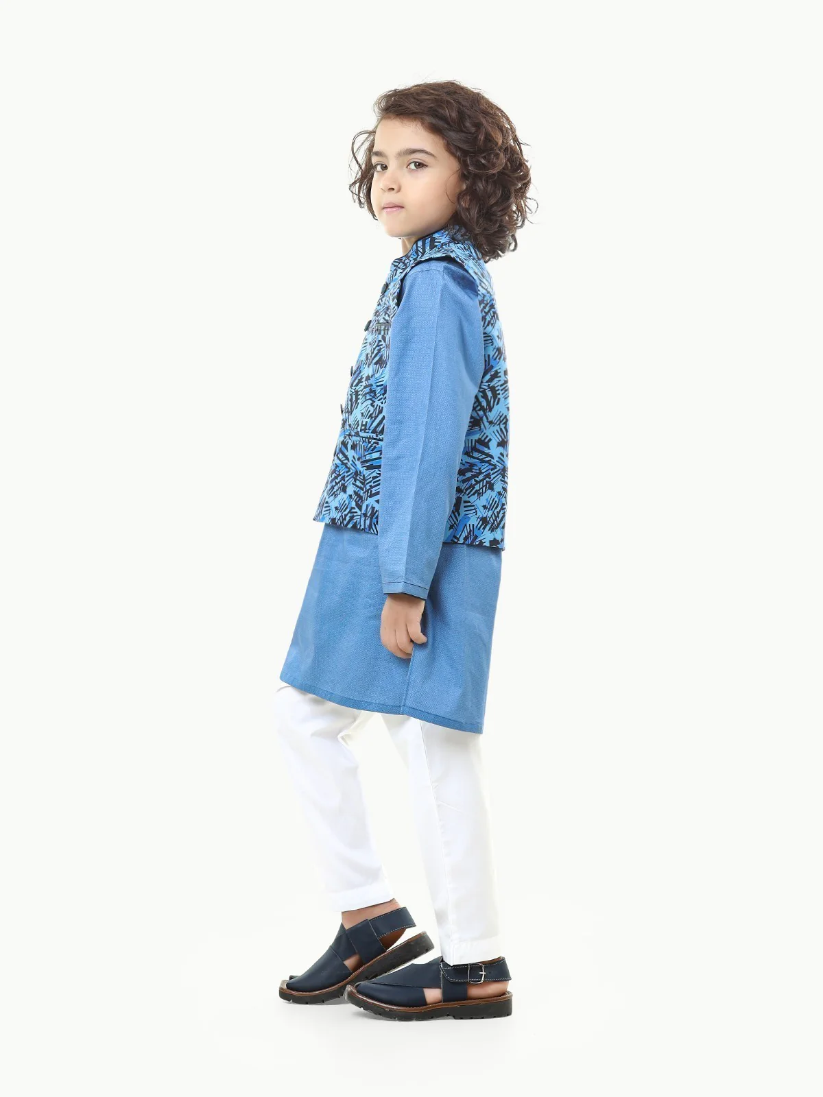 Cotton Waistcoat Suit - EBTWCS23-25177 - Image 3