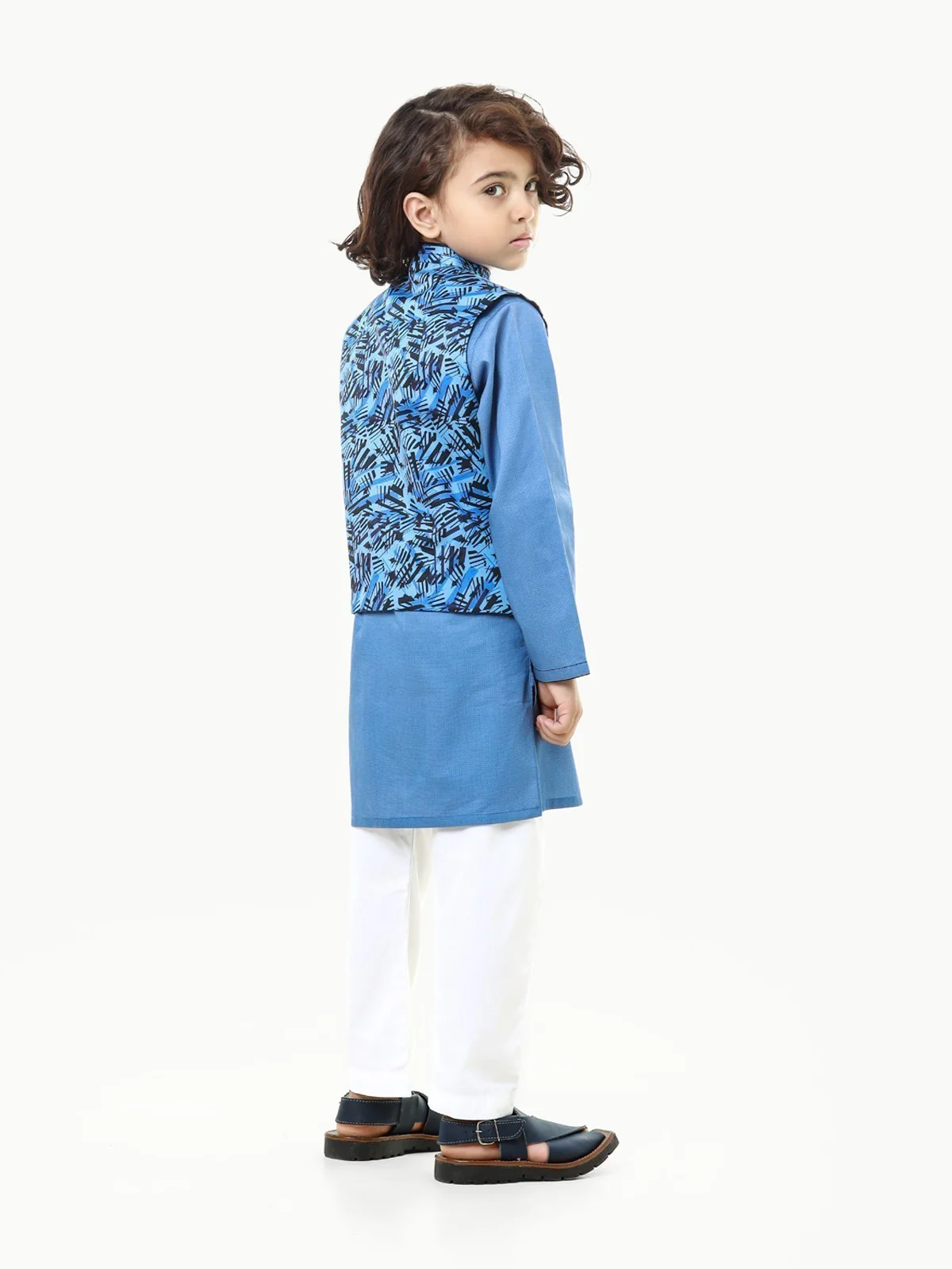 Cotton Waistcoat Suit - EBTWCS23-25177 - Image 6