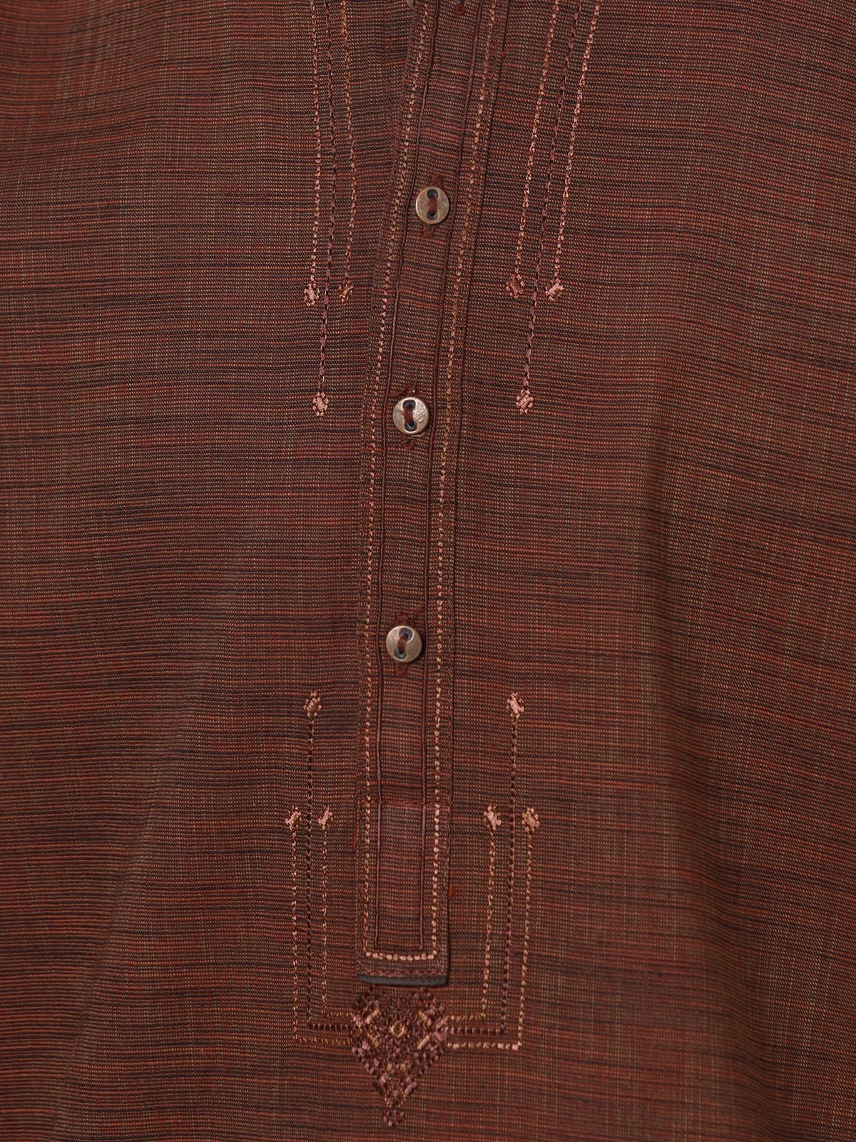 Embroidered Cotton Kurta - EBTK22S-3848 - Image 4