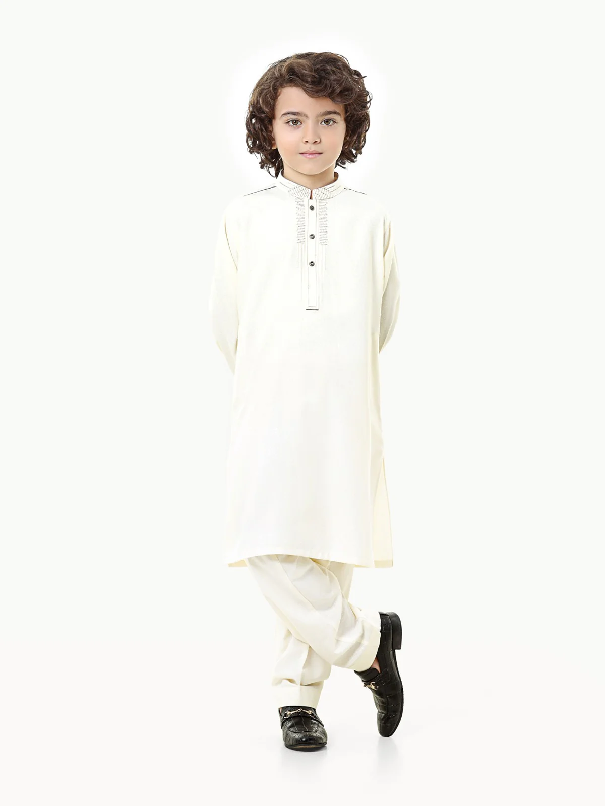 Embroidered Blended Shalwar Kameez - EBTKS23-3813