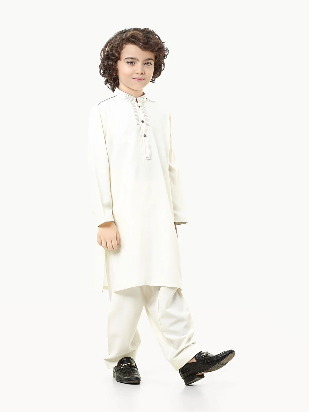 Embroidered Blended Shalwar Kameez - EBTKS23-3813 - Image 3