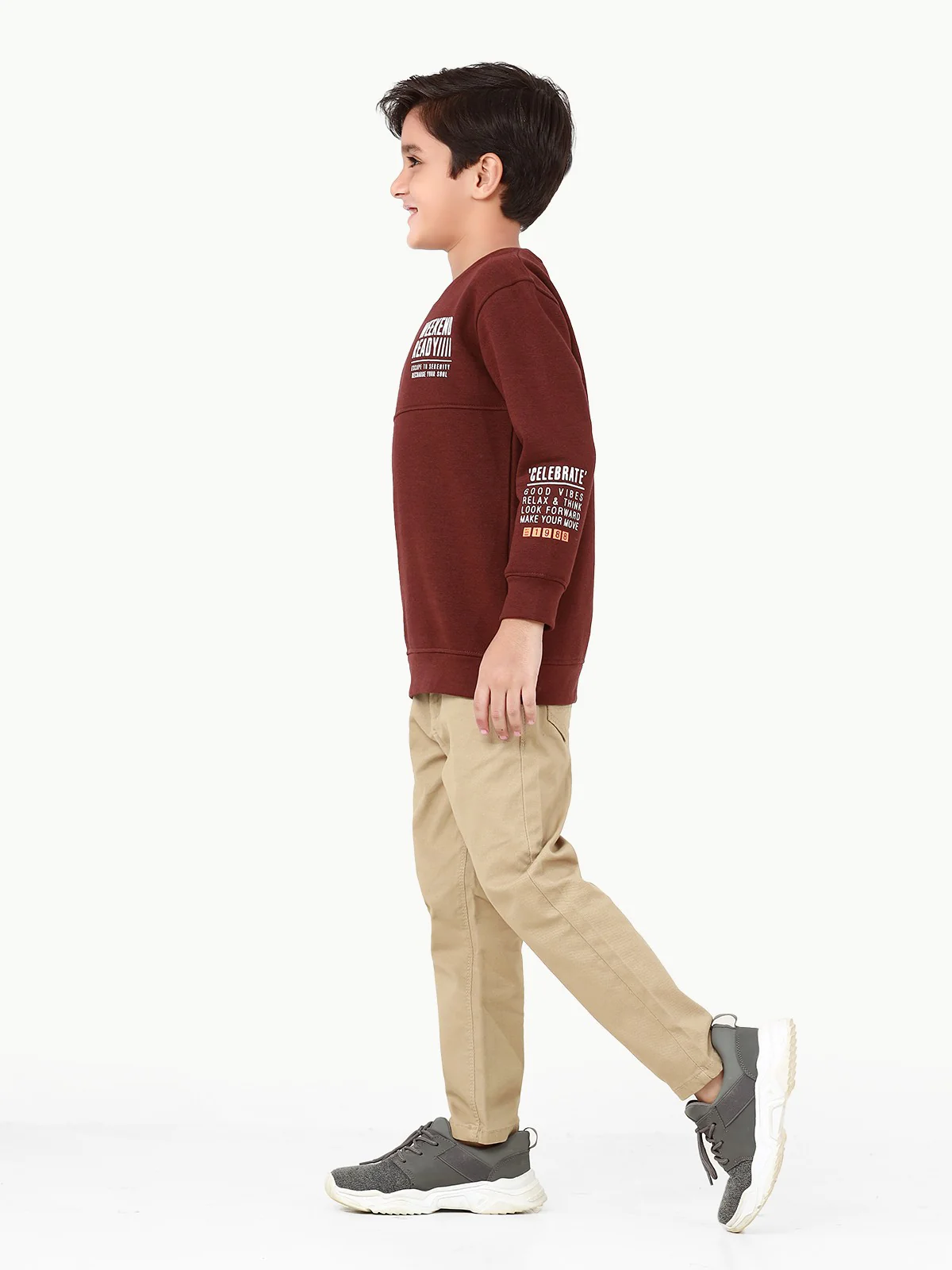 Crew Neck Graphic Sweatshirt - EBTSS22-001 - Image 3