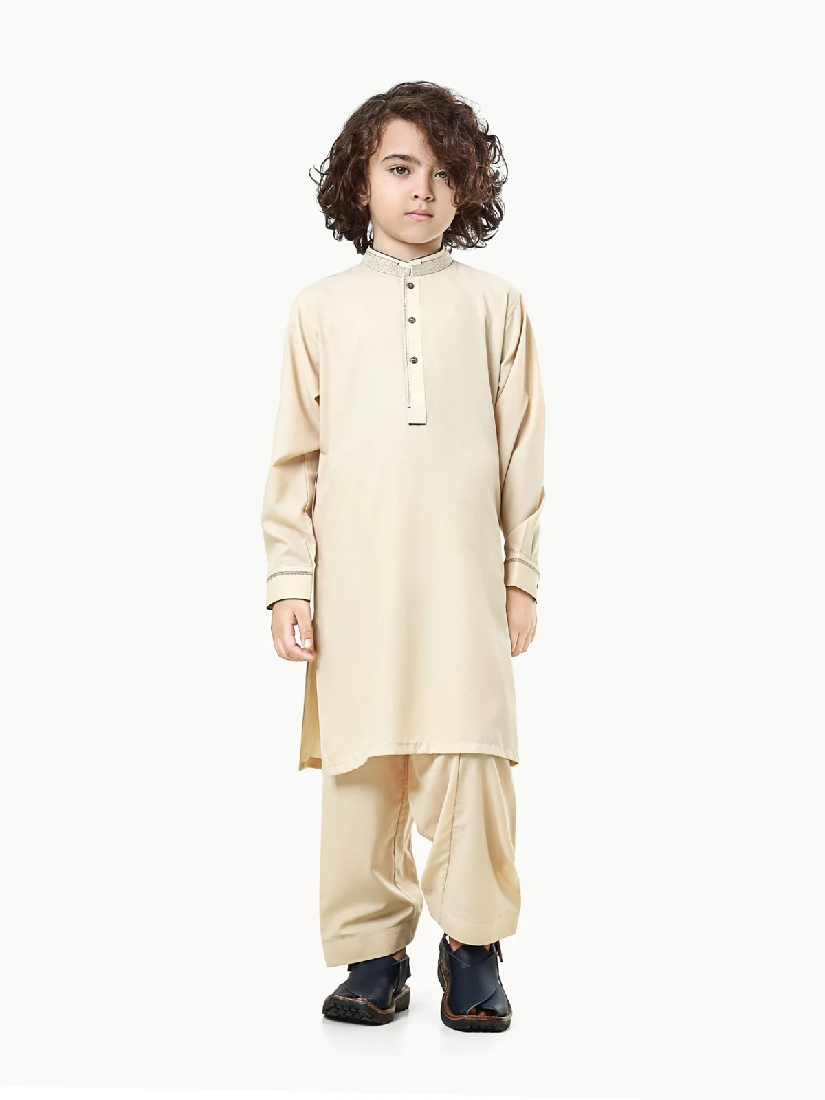Embroidered Blended Shalwar Kameez - EBTKS23-3808