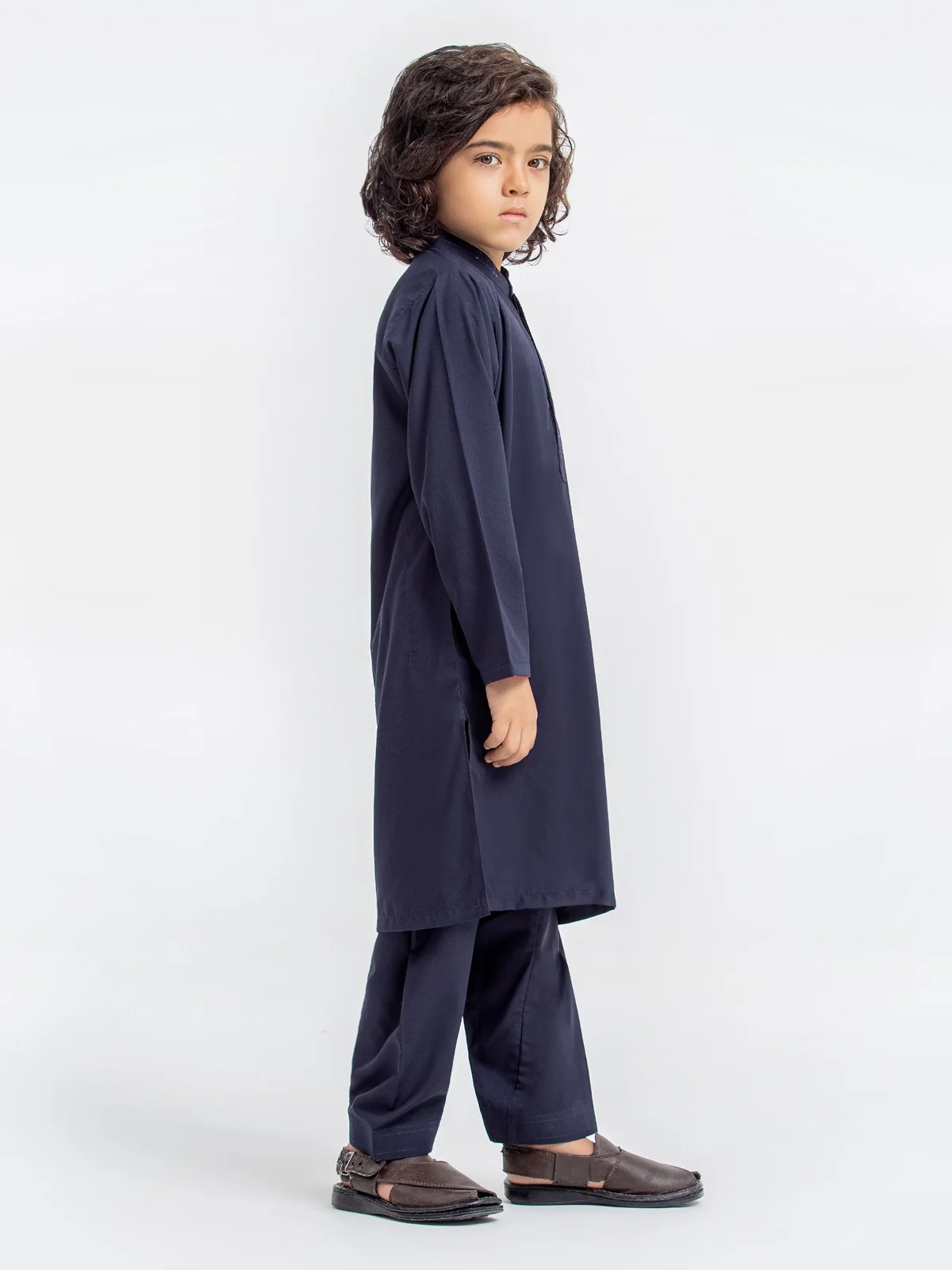 Embroidered Blended Shalwar Kameez - EBTKS23-3861 - Image 3