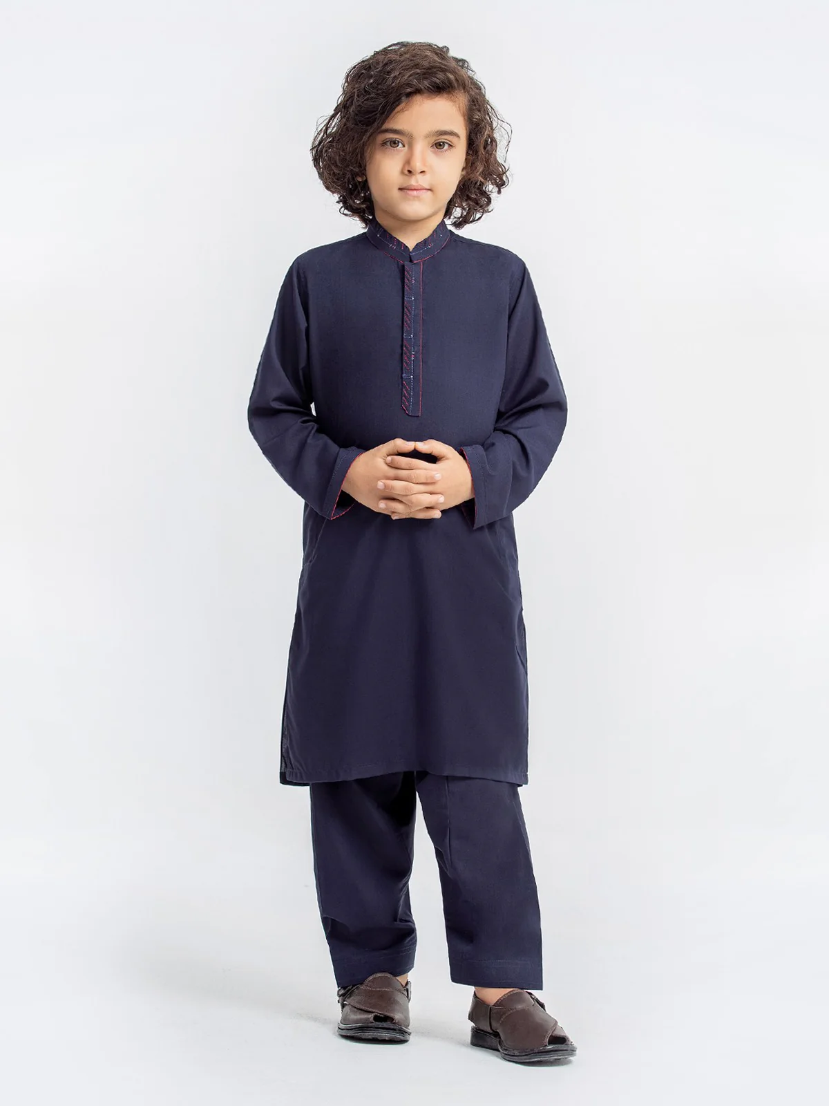 Embroidered Blended Shalwar Kameez - EBTKS23-3861 - Image 4