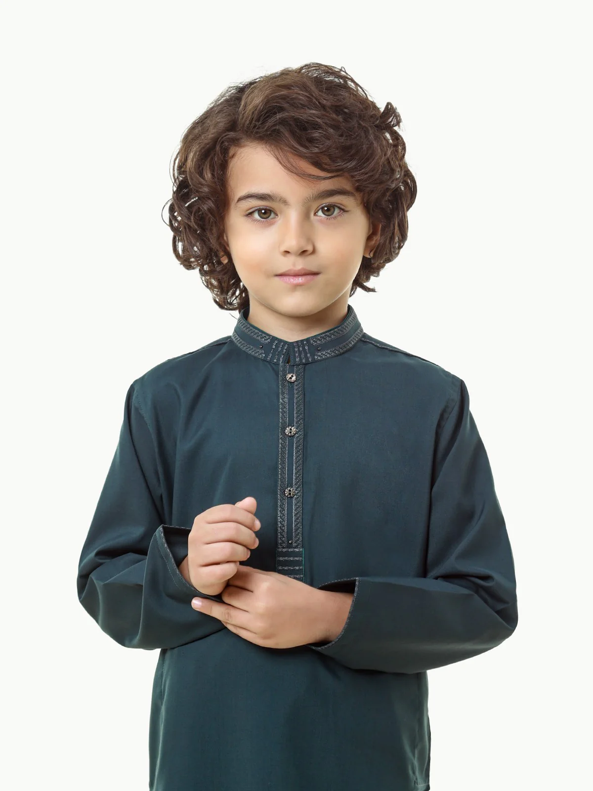 Embroidered Blended Shalwar Kameez - EBTKS23-3833 - Image 4