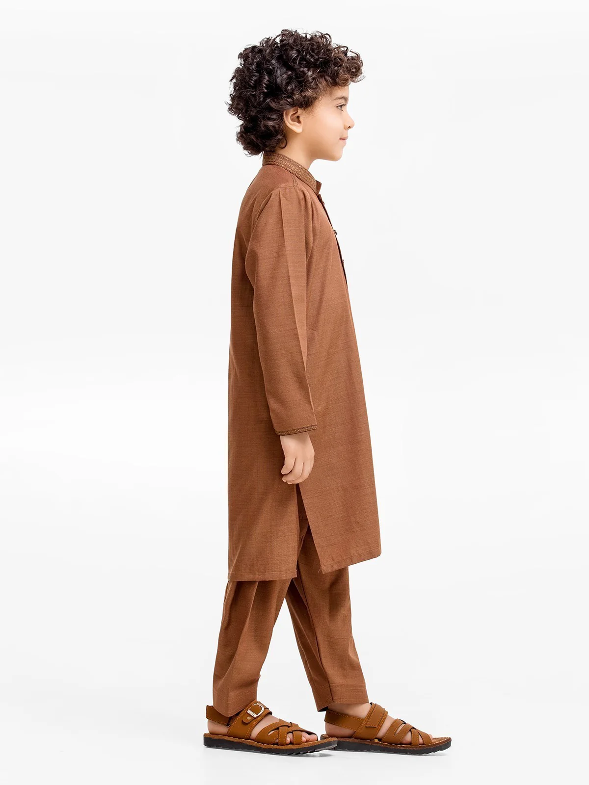 Embroidered Blended Shalwar Kameez - EBTKS23-3893 - Image 3