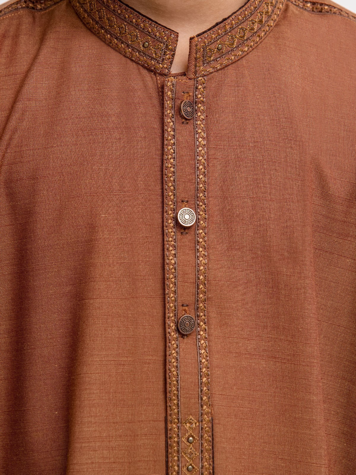 Embroidered Blended Shalwar Kameez - EBTKS23-3893 - Image 4
