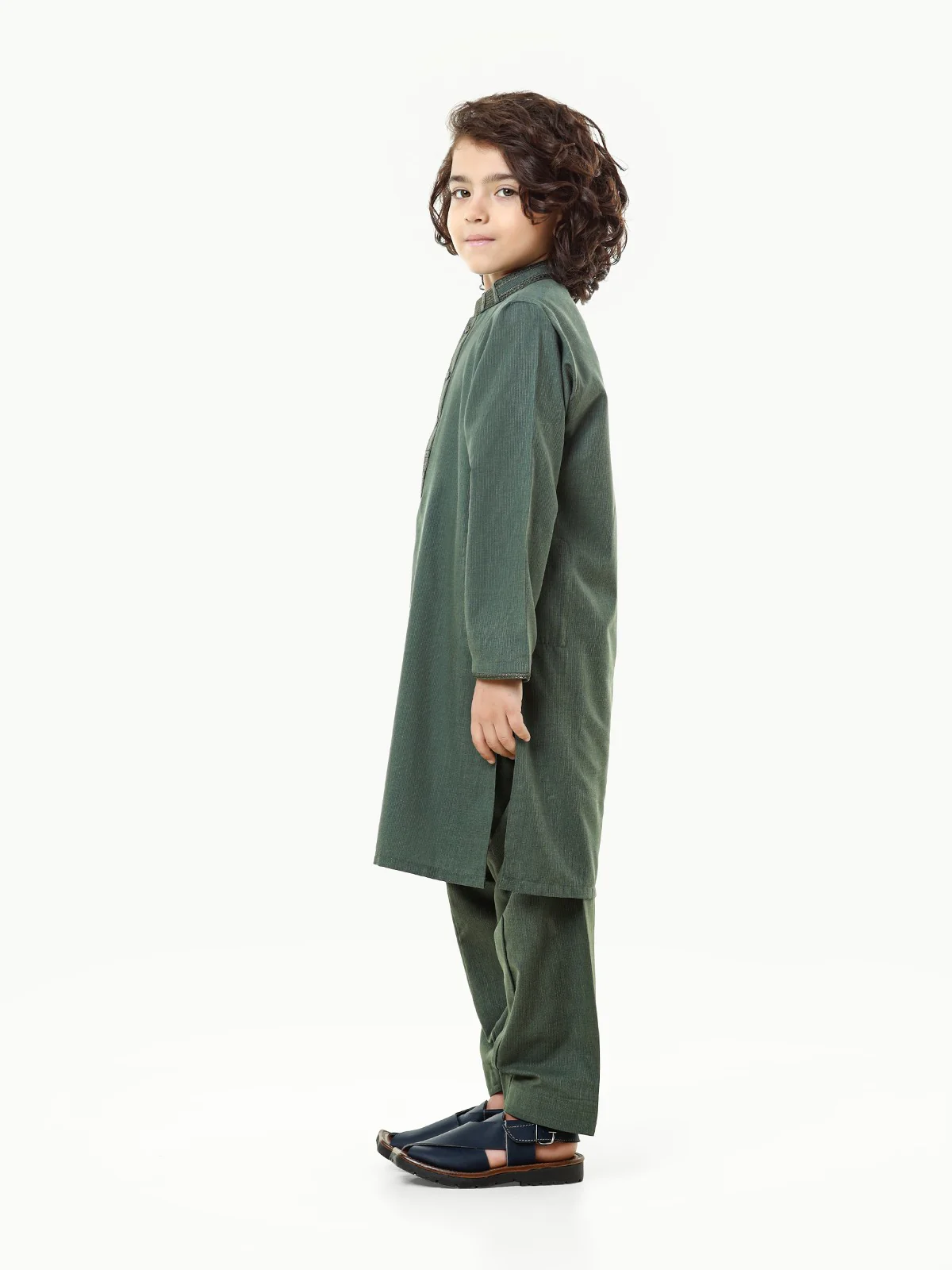 Embroidered Blended Shalwar Kameez - EBTKS22-3819 - Image 3