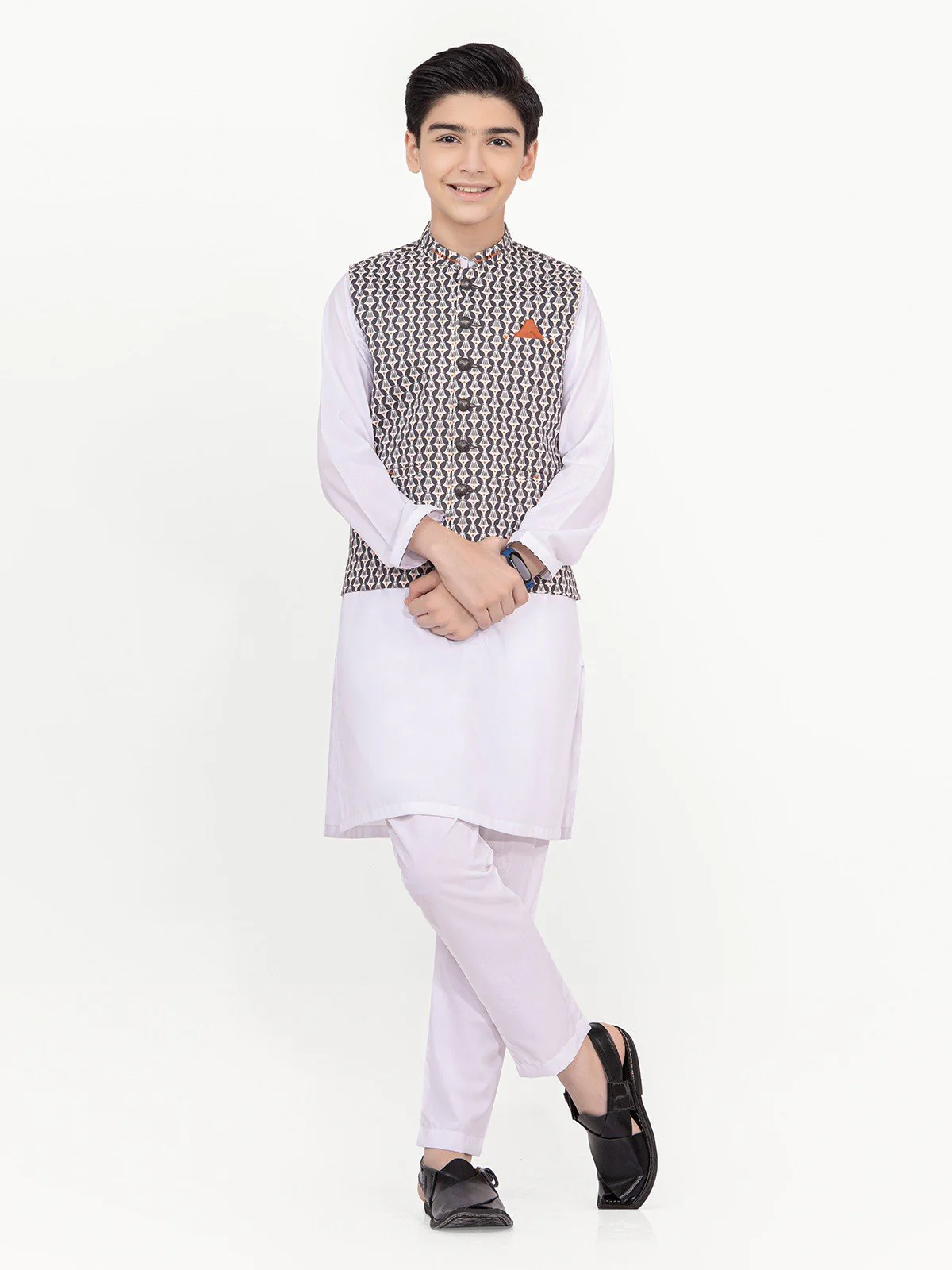 Cotton Waistcoat Suit - EBTWCS22-25157