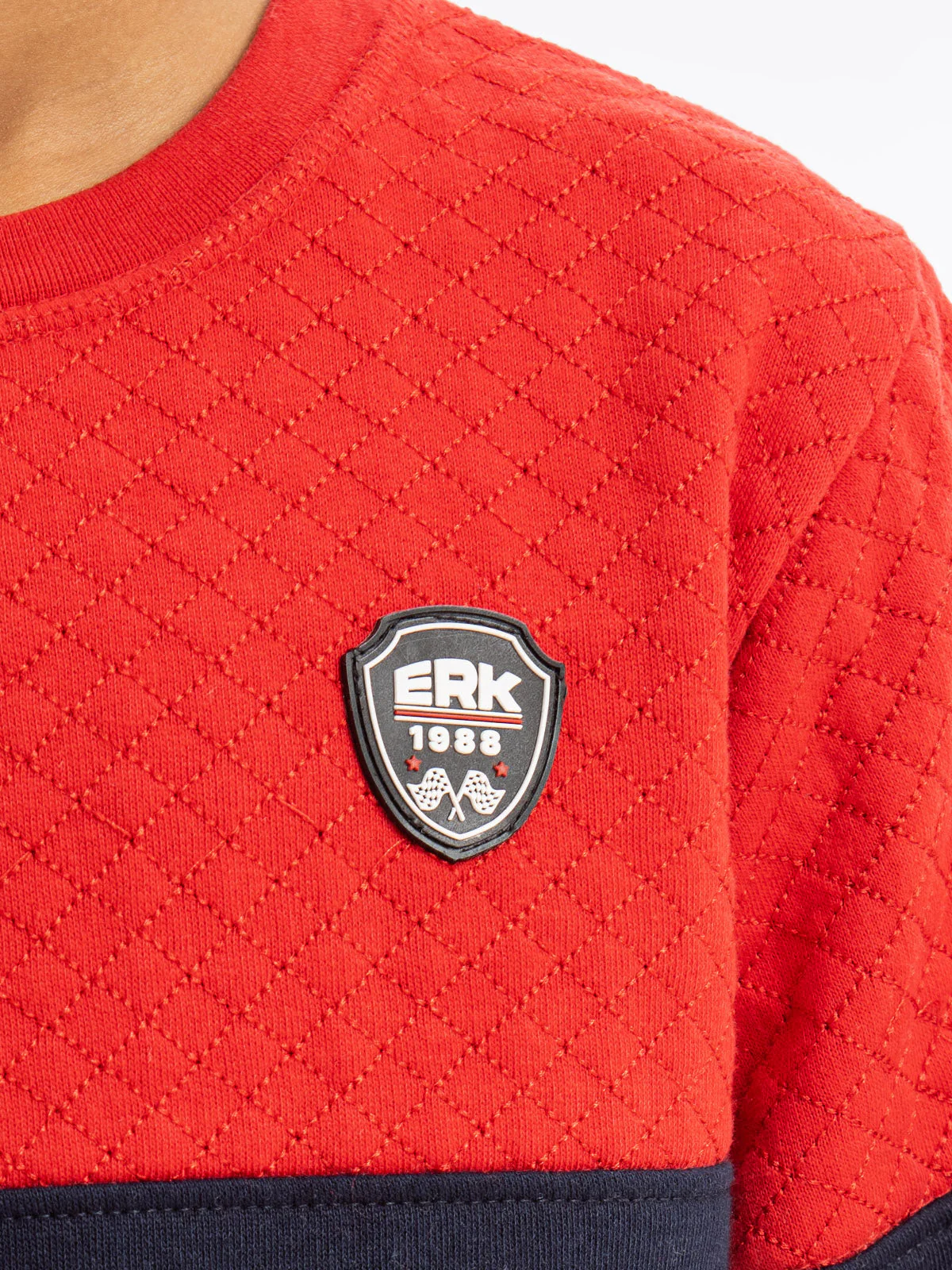 Crew Neck Color-Block Sweatshirt - EBTSS23-010 - Image 5