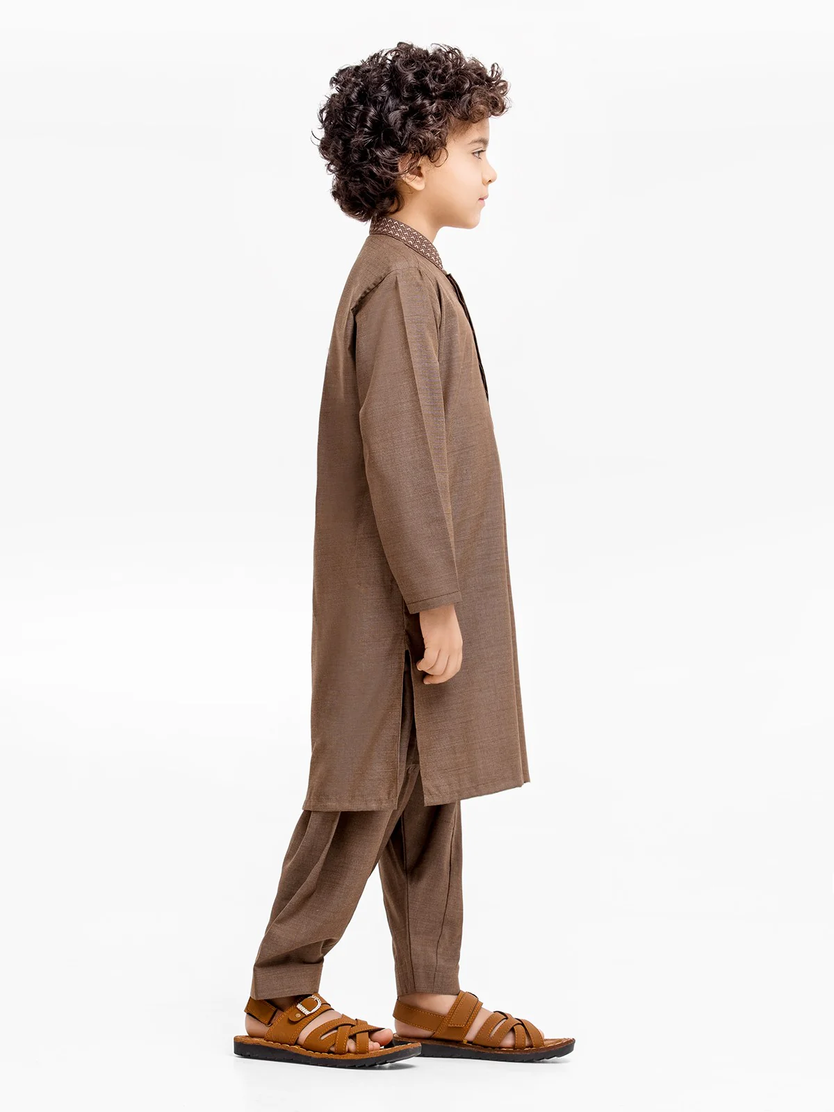 Embroidered Blended Shalwar Kameez - EBTKS23-3890 - Image 4