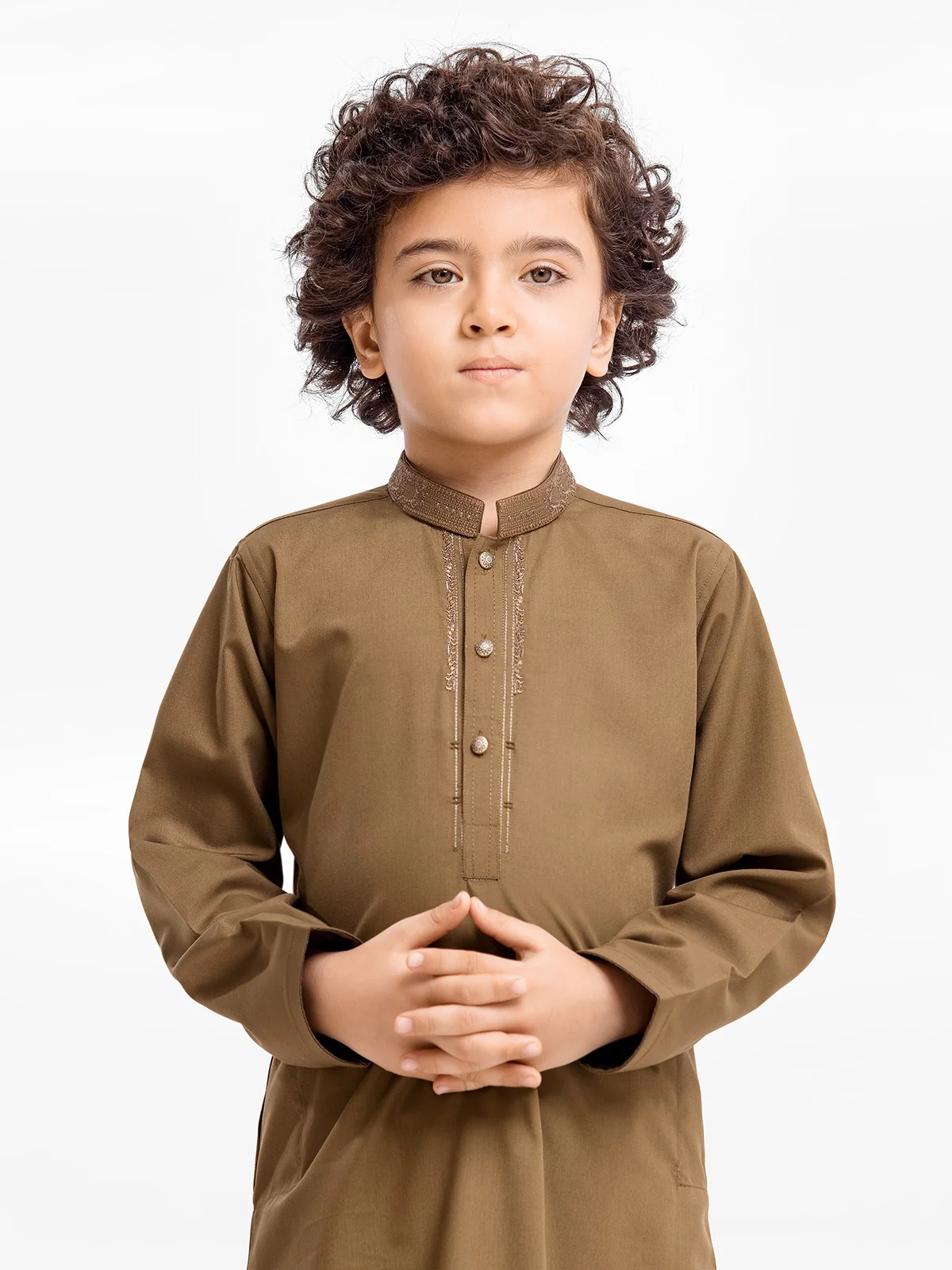 Embroidered Blended Shalwar Kameez - EBTKS23-3898 - Image 3