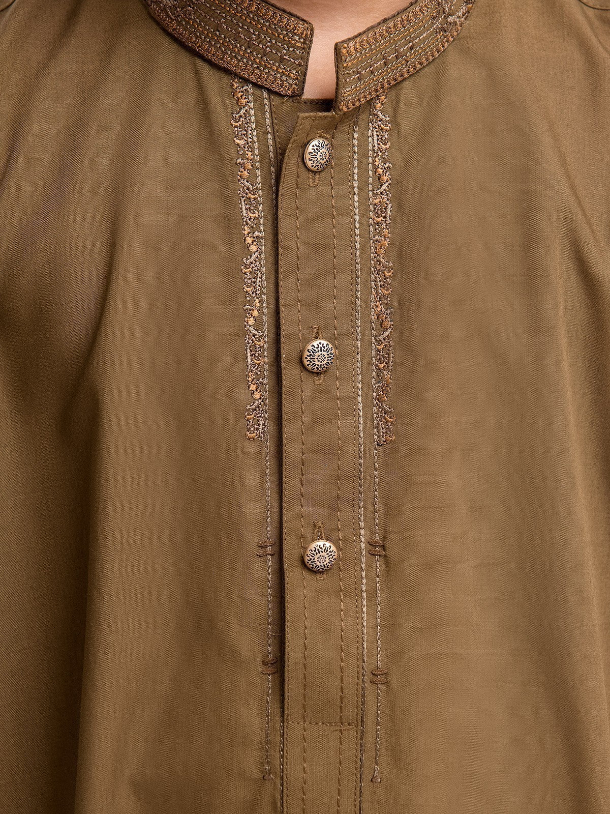 Embroidered Blended Shalwar Kameez - EBTKS23-3898 - Image 5