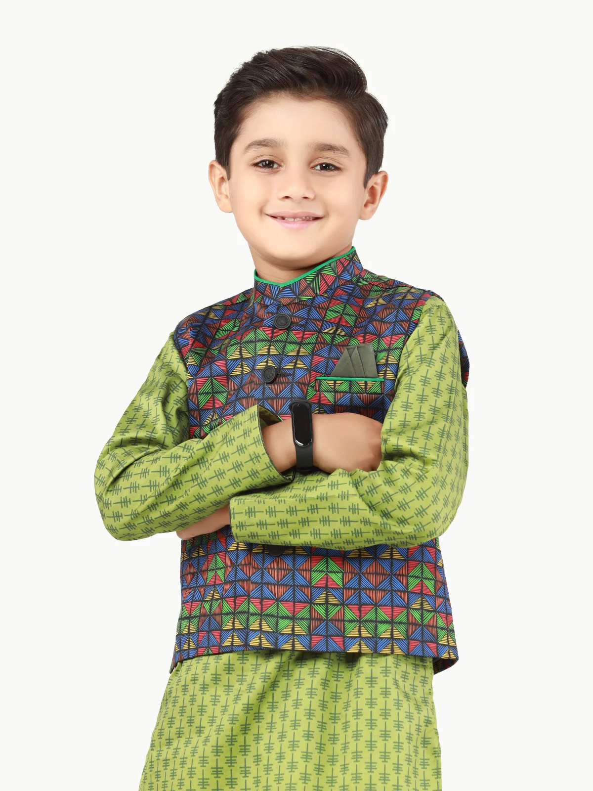 Cotton Waistcoat Suit - EBTWCS22-25168 - Image 2