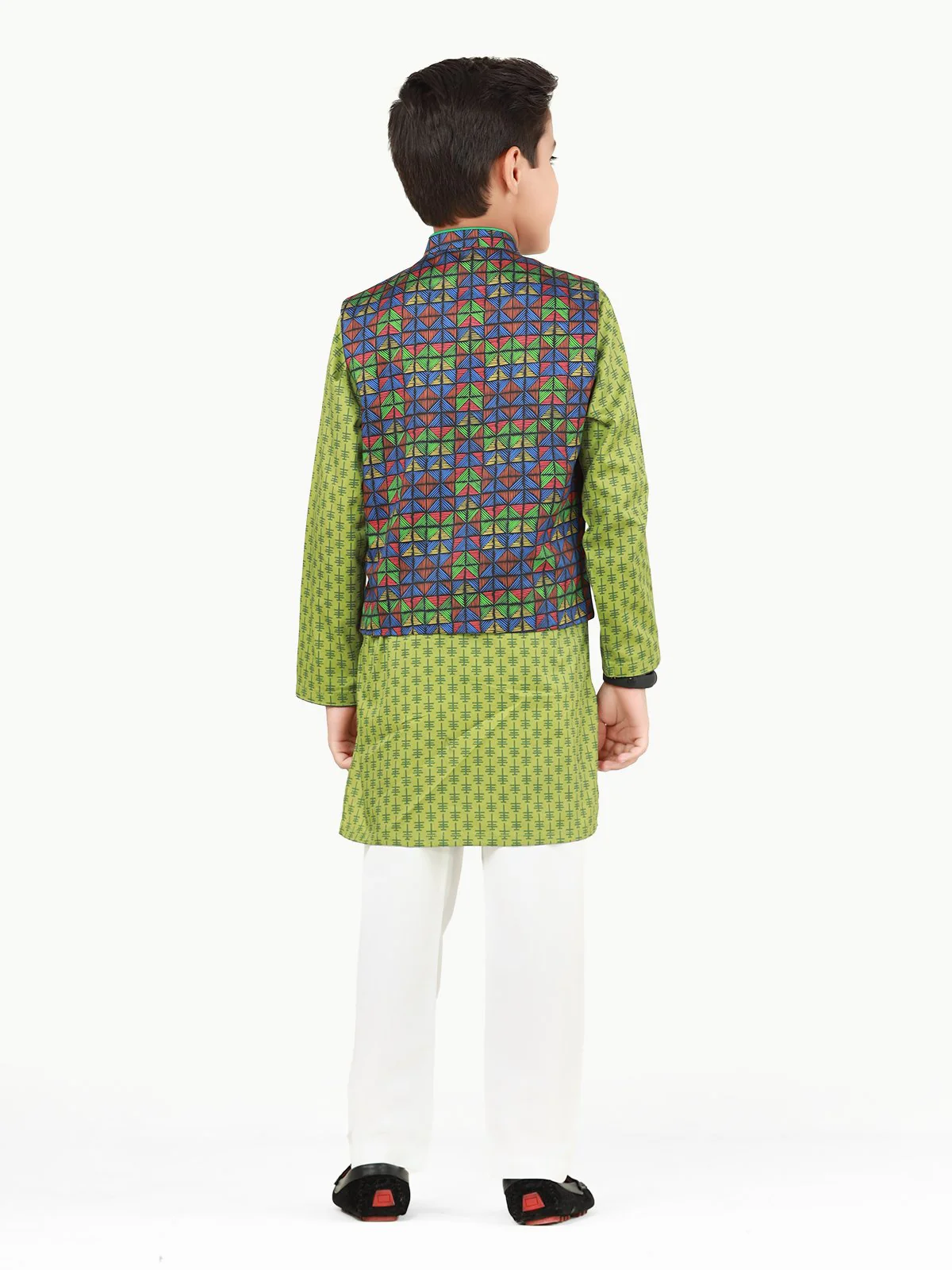 Cotton Waistcoat Suit - EBTWCS22-25168 - Image 6