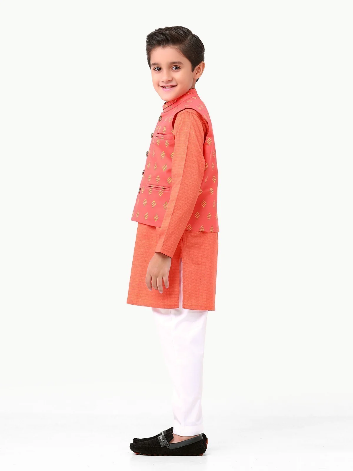 Cotton Waistcoat Suit - EBTWCS22-25175 - Image 3