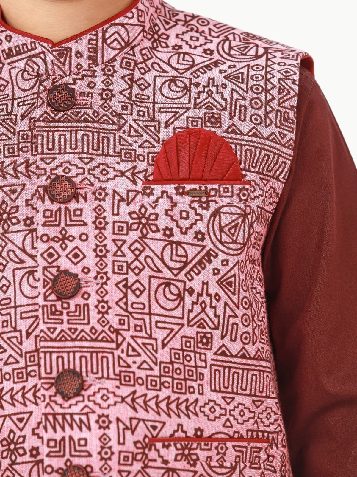 Cotton Waistcoat Suit - EBTWCS22-25172 - Image 5