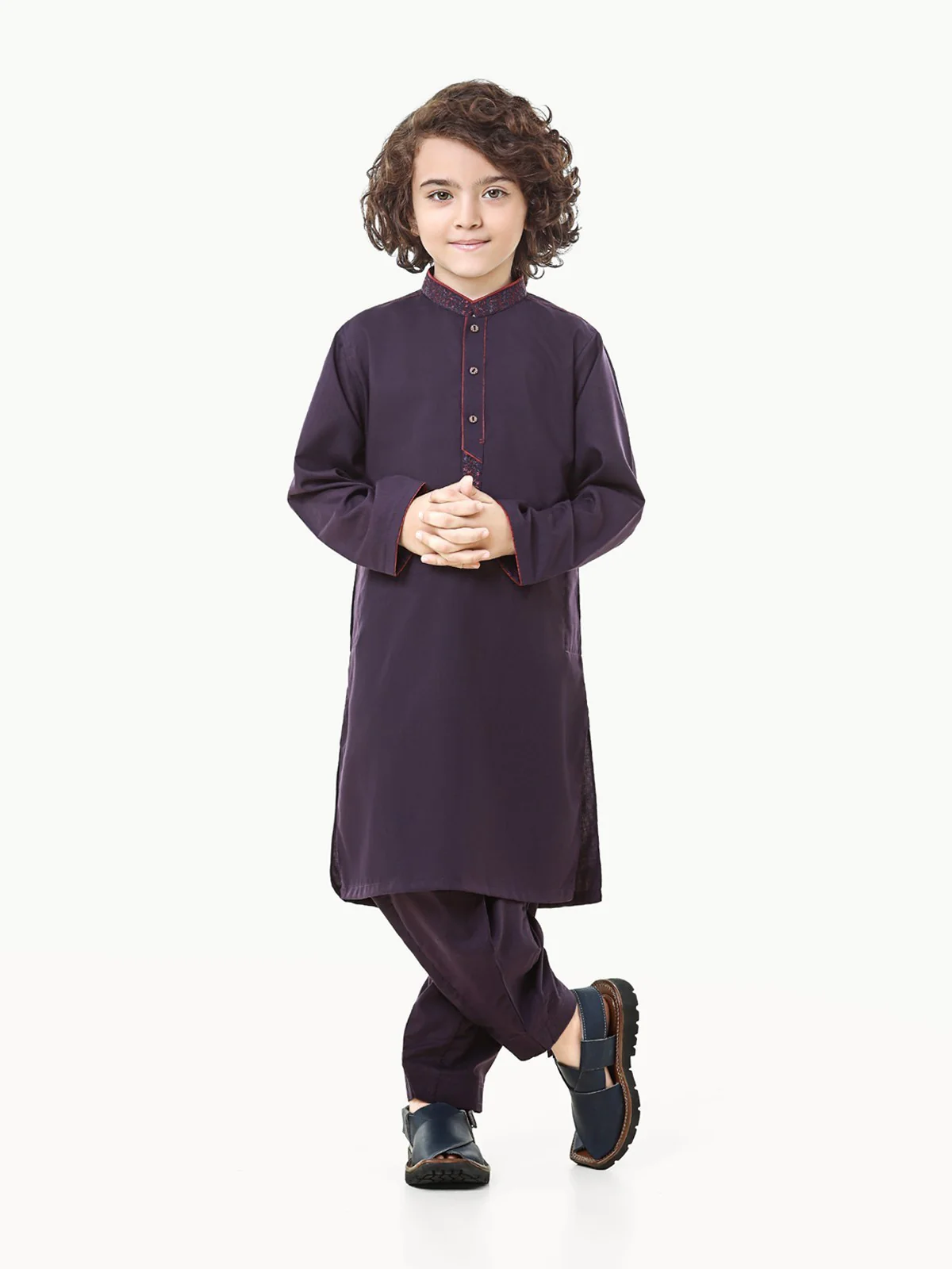 Embroidered Blended Shalwar Kameez - EBTKS23-3829