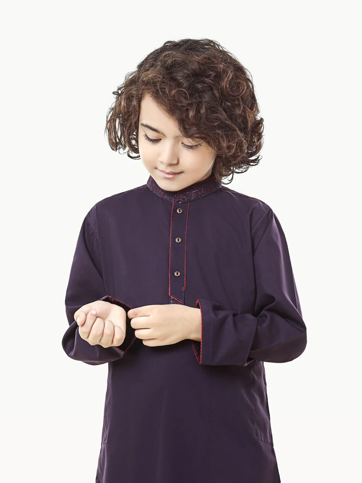 Embroidered Blended Shalwar Kameez - EBTKS23-3829 - Image 4