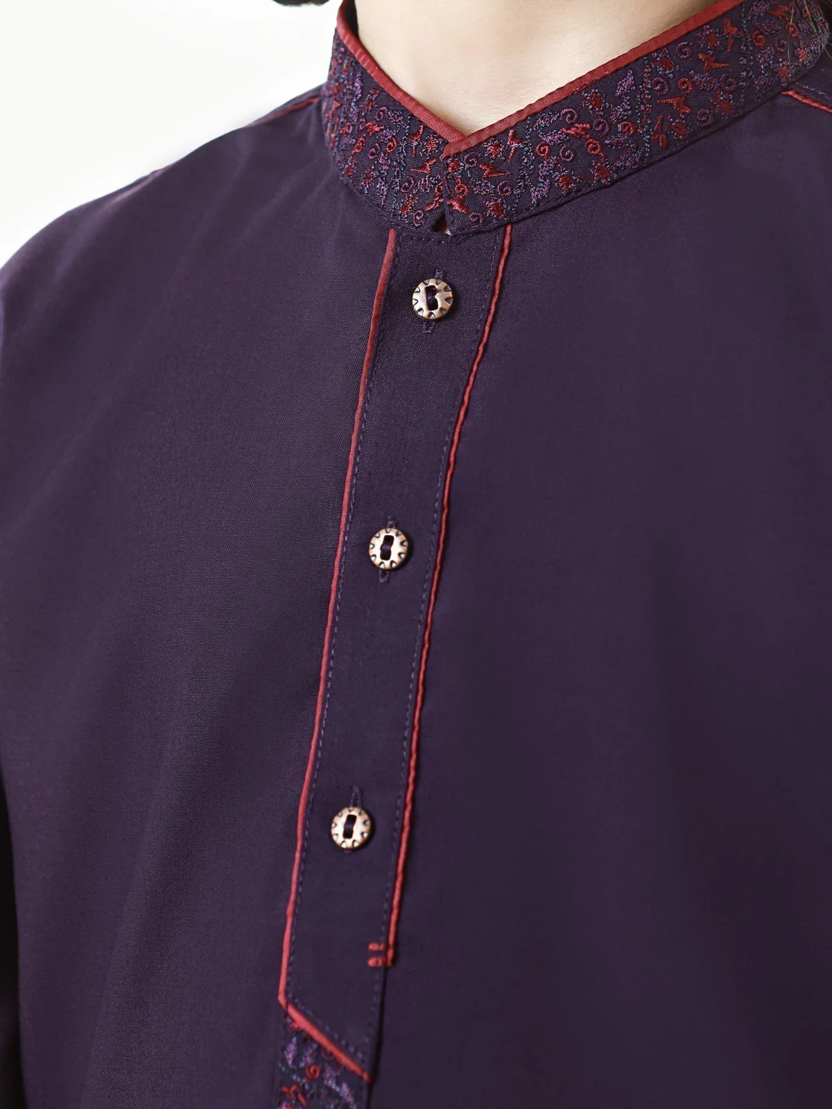 Embroidered Blended Shalwar Kameez - EBTKS23-3829 - Image 5
