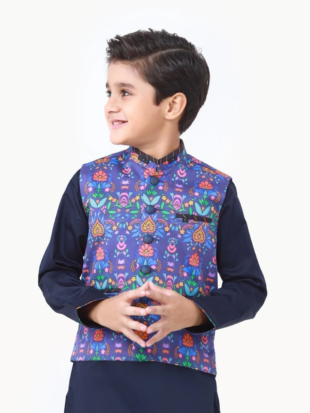 Cotton Waistcoat Suit - EBTWCS22-25166 - Image 2