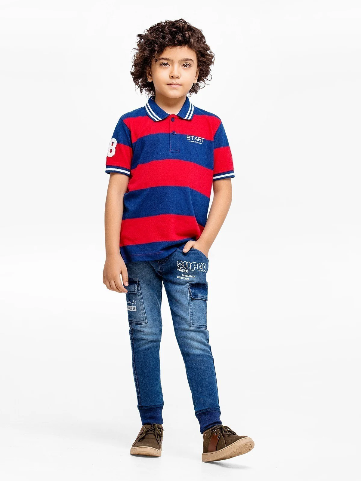 Striped Polo - EBTPS23-001