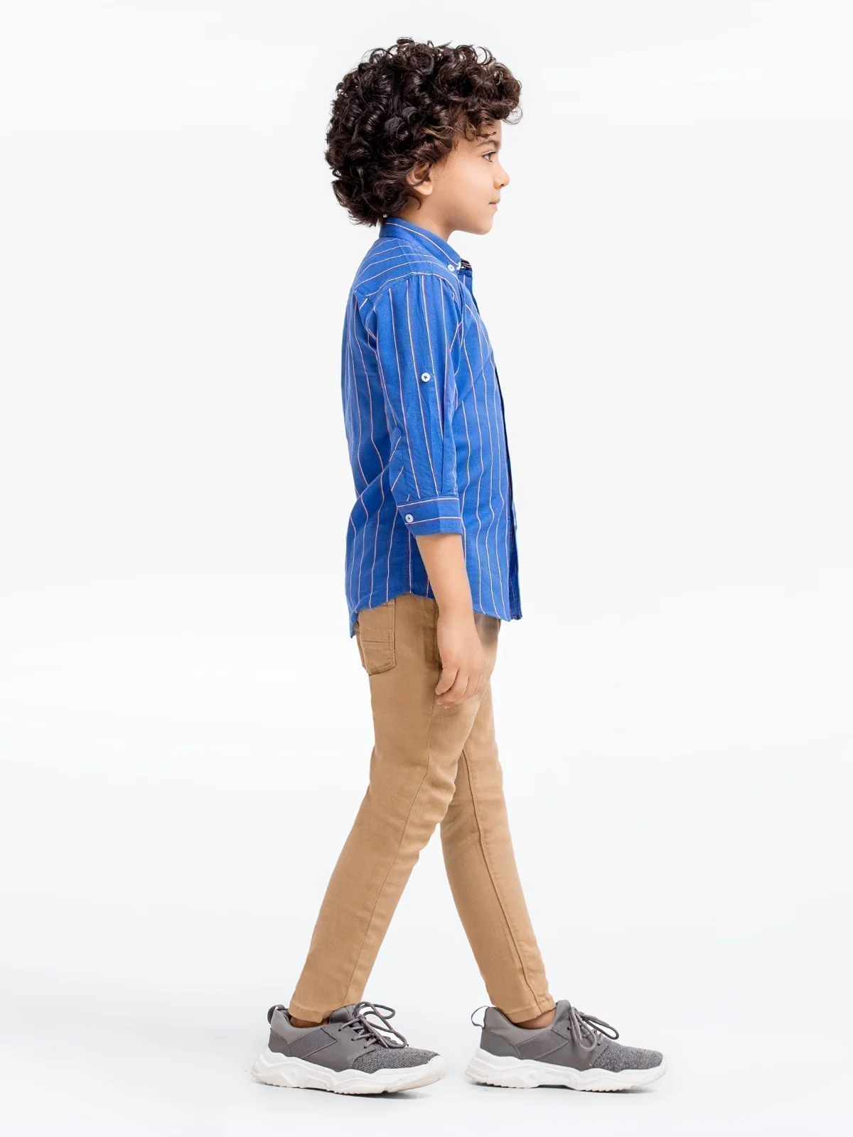Half Sleeves Striped Shirt - EBTS23-27467 - Image 3