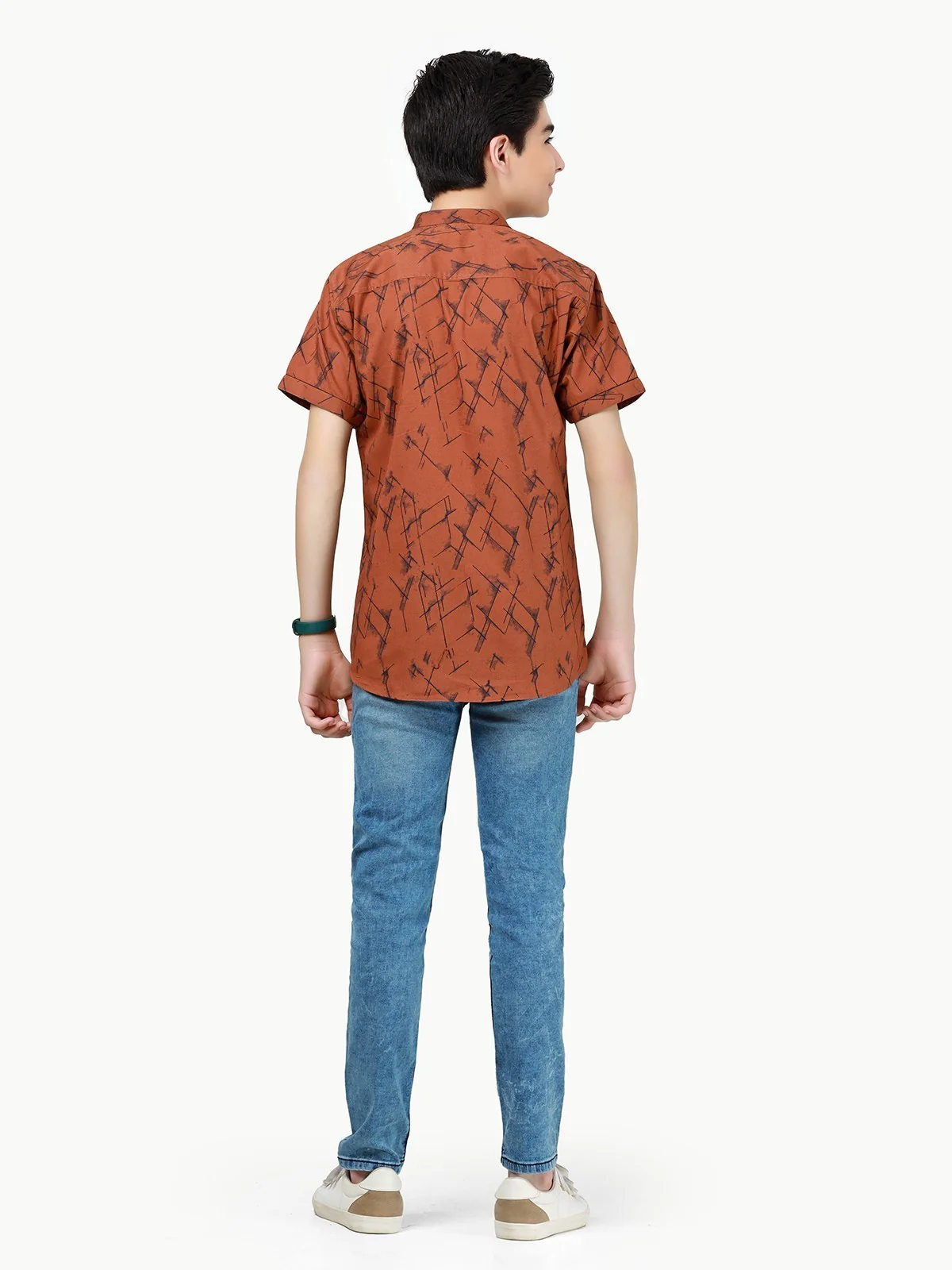Half Sleeves Printed Shirt - EBTS22-27455 - Image 5