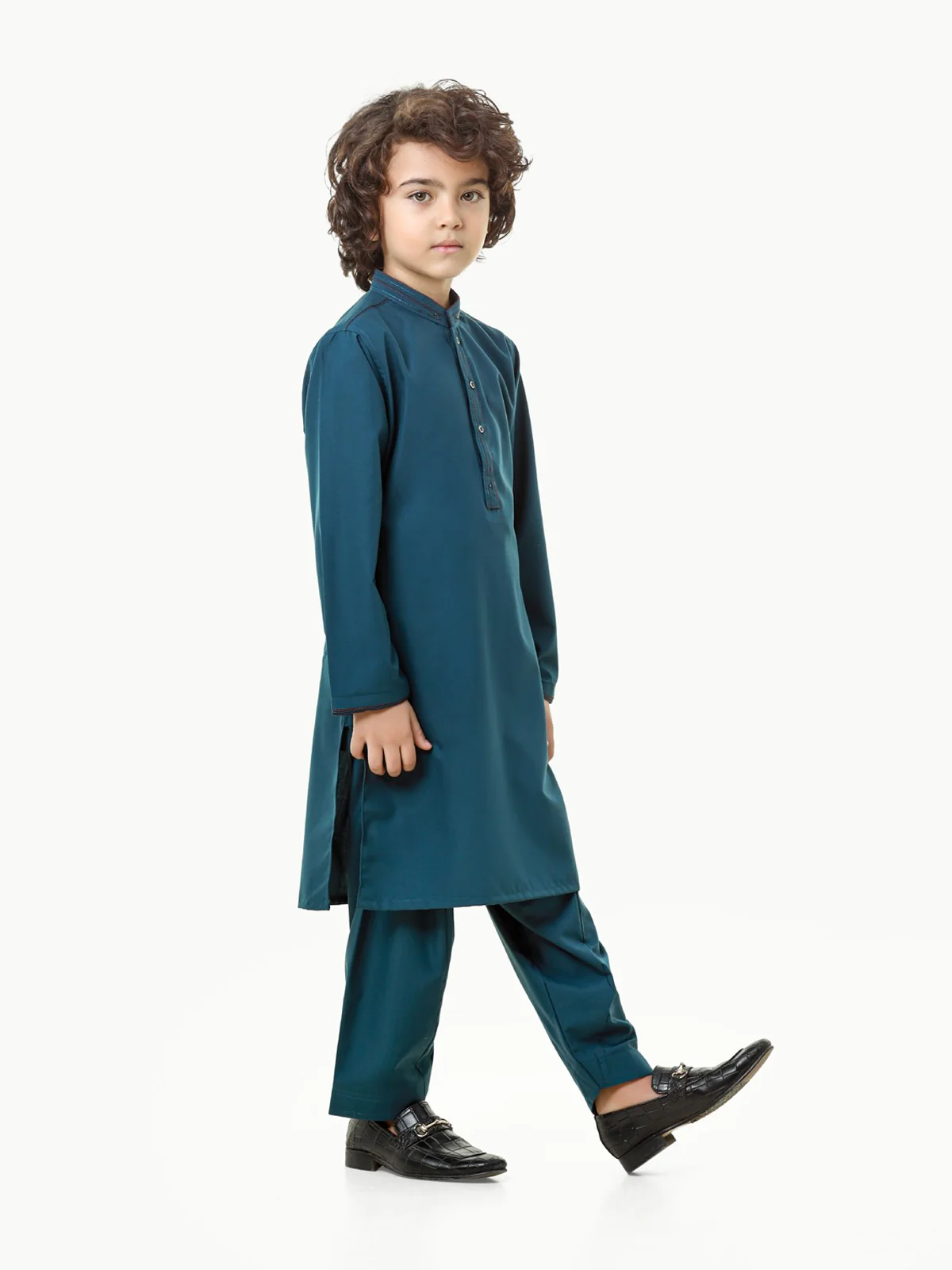Embroidered Blended Shalwar Kameez - EBTKS23-3814 - Image 3