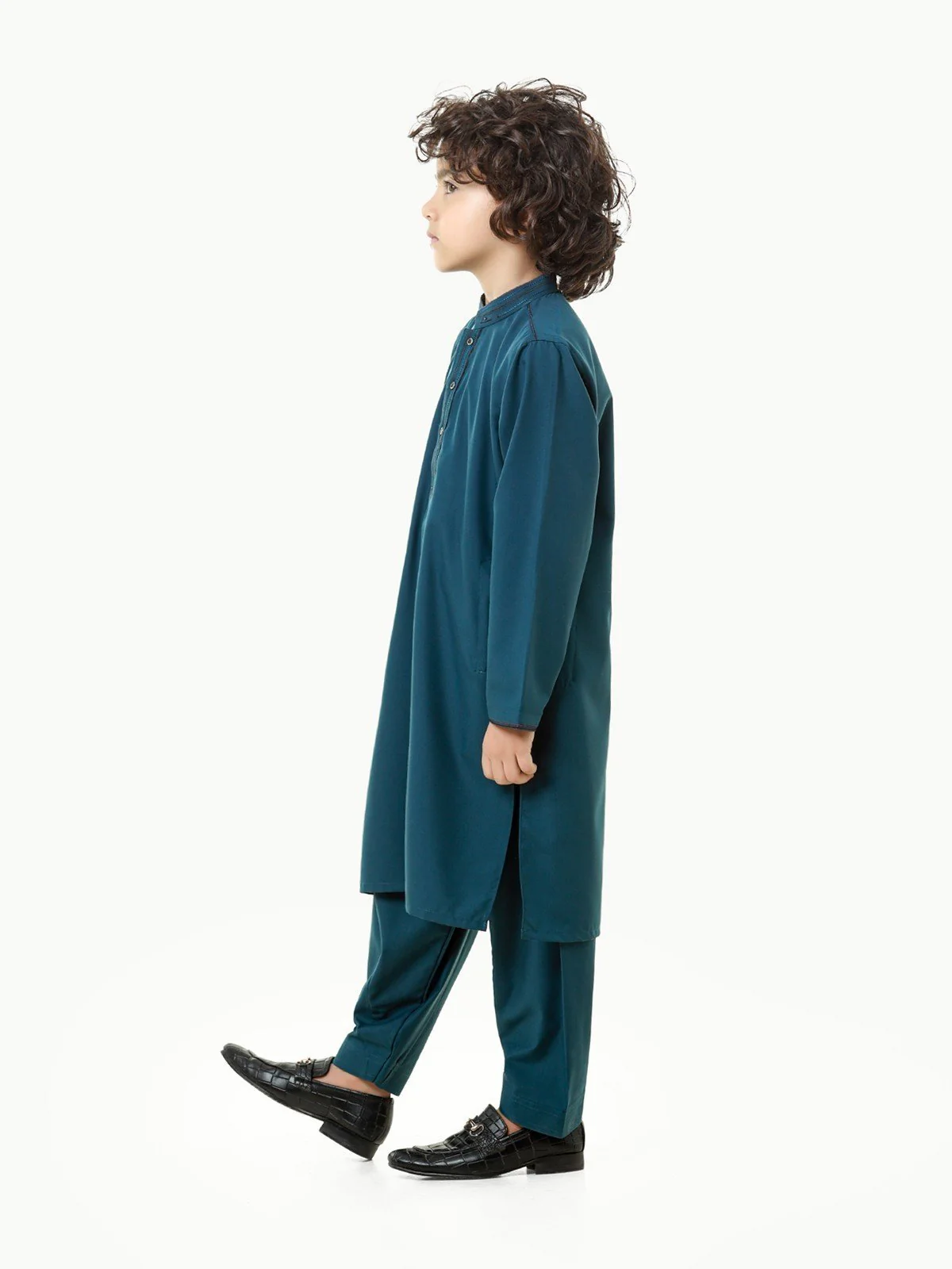 Embroidered Blended Shalwar Kameez - EBTKS23-3814 - Image 4