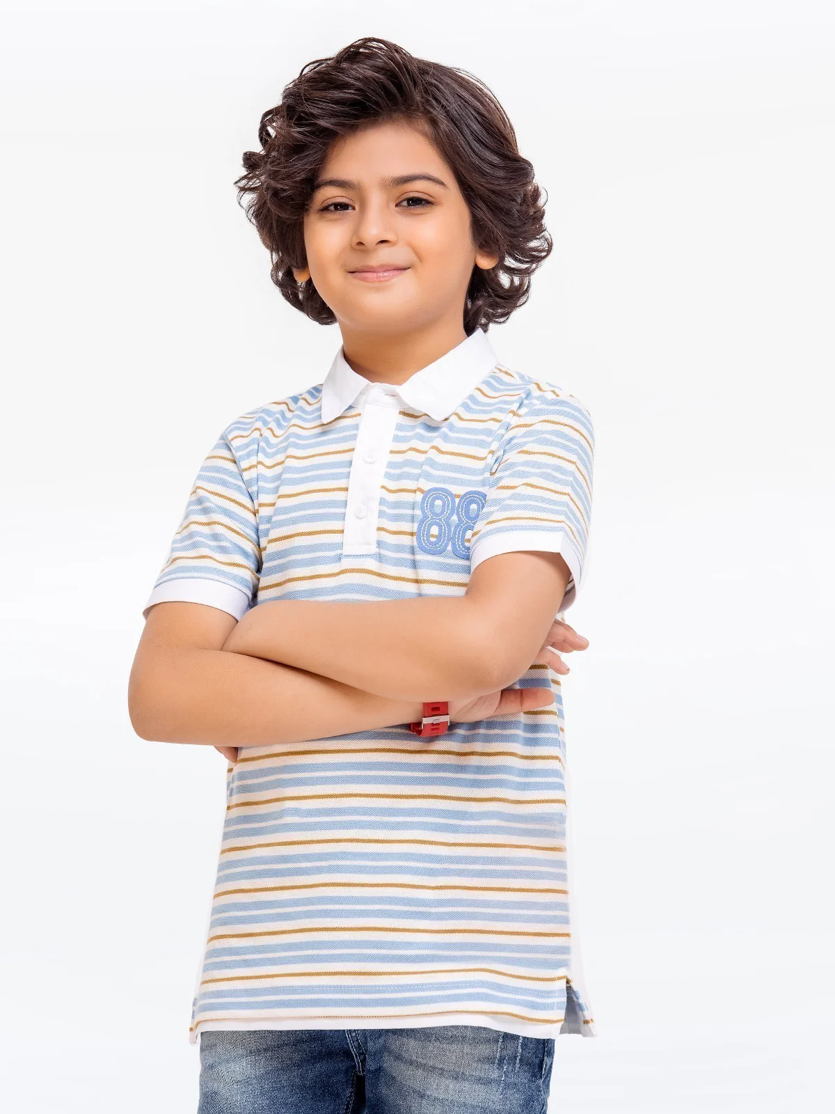 Striped Polo - EBTPS23-007 - Image 3