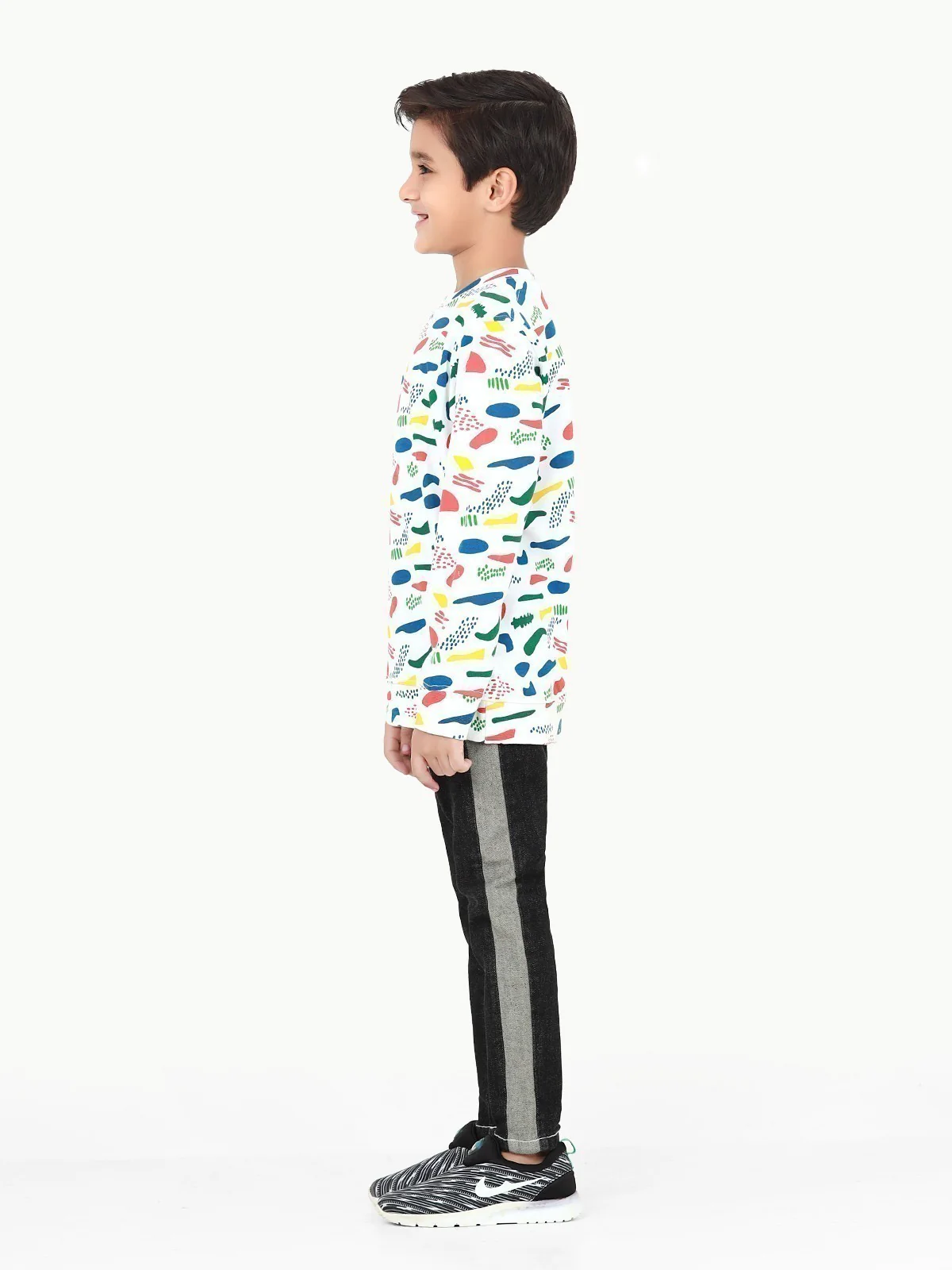 Crew Neck All Over Print Sweatshirt - EBTSS22-010 - Image 3