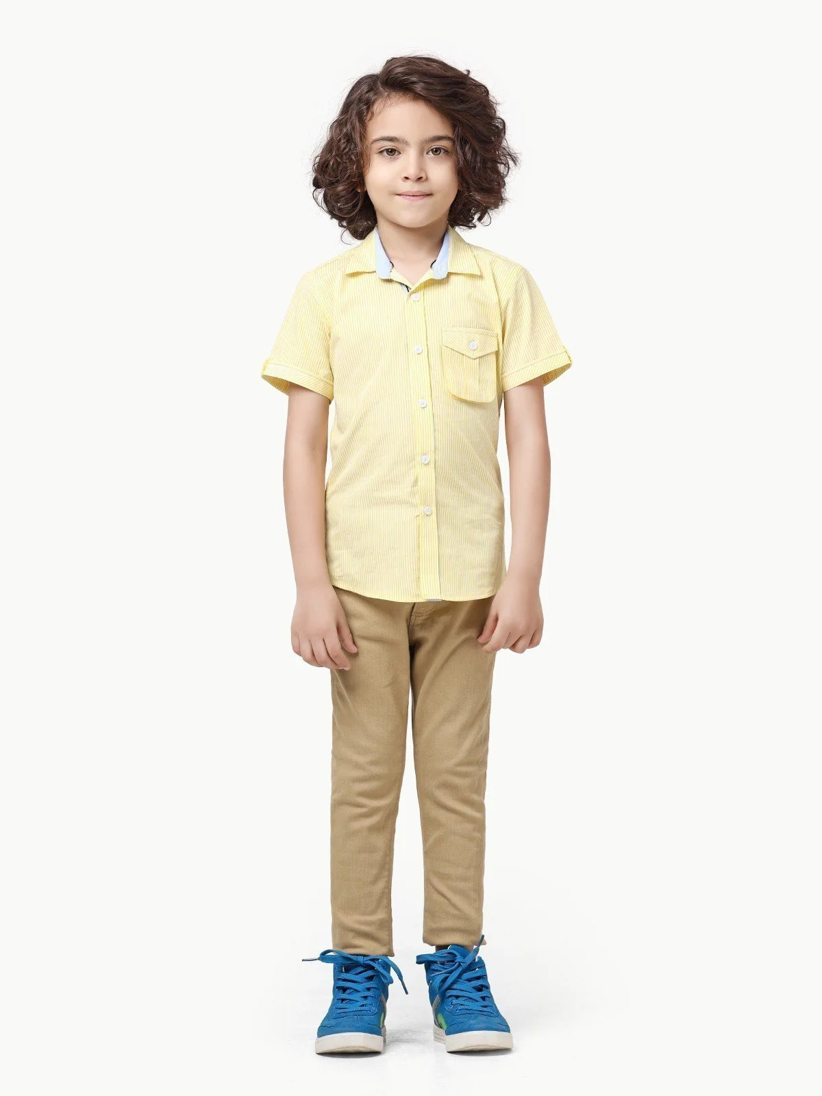 Half Sleeves Striped Shirt - EBTS23-27459