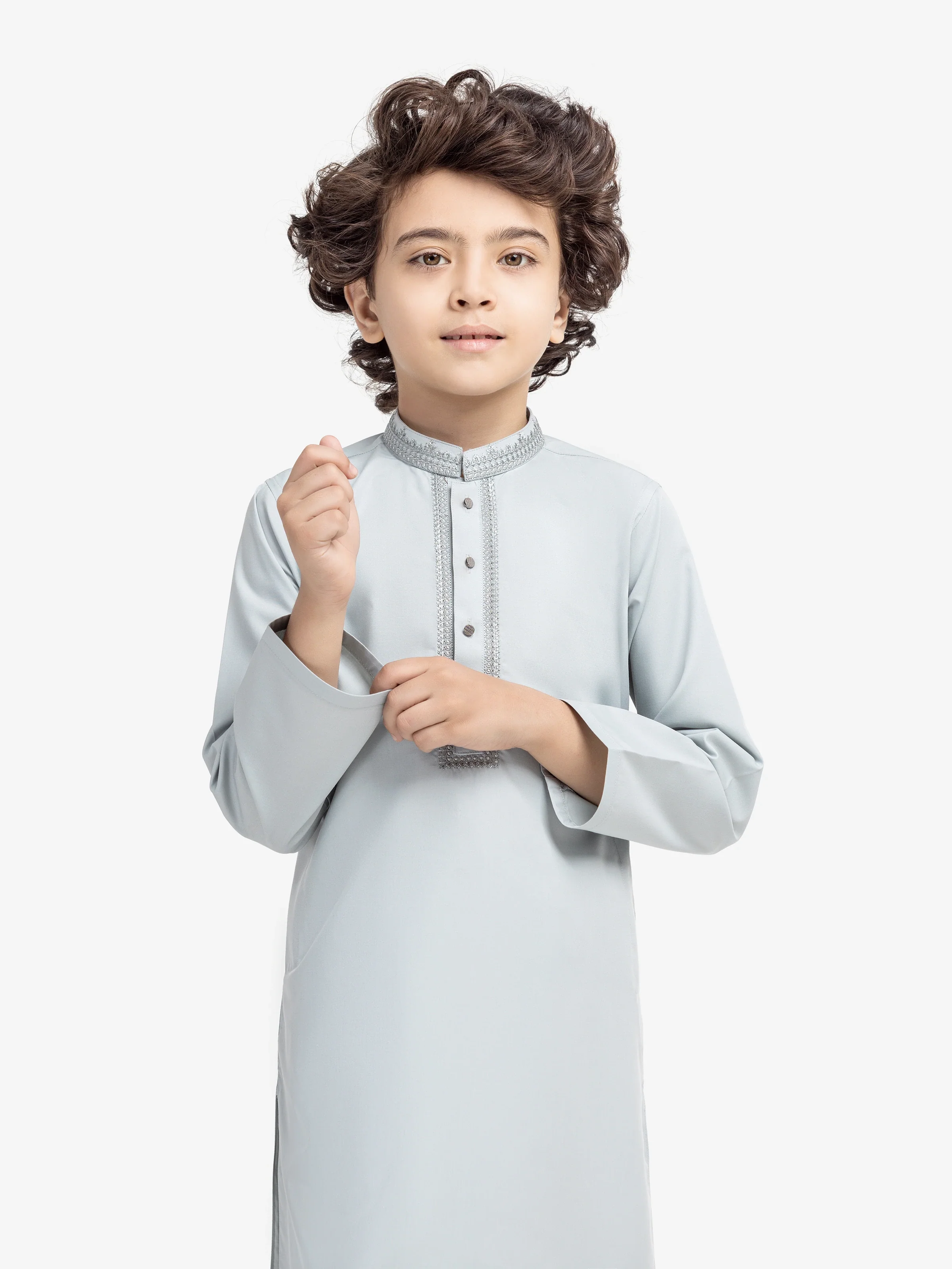Embroidered Blended Shalwar Kameez - EBTKS5-4020 - Image 2