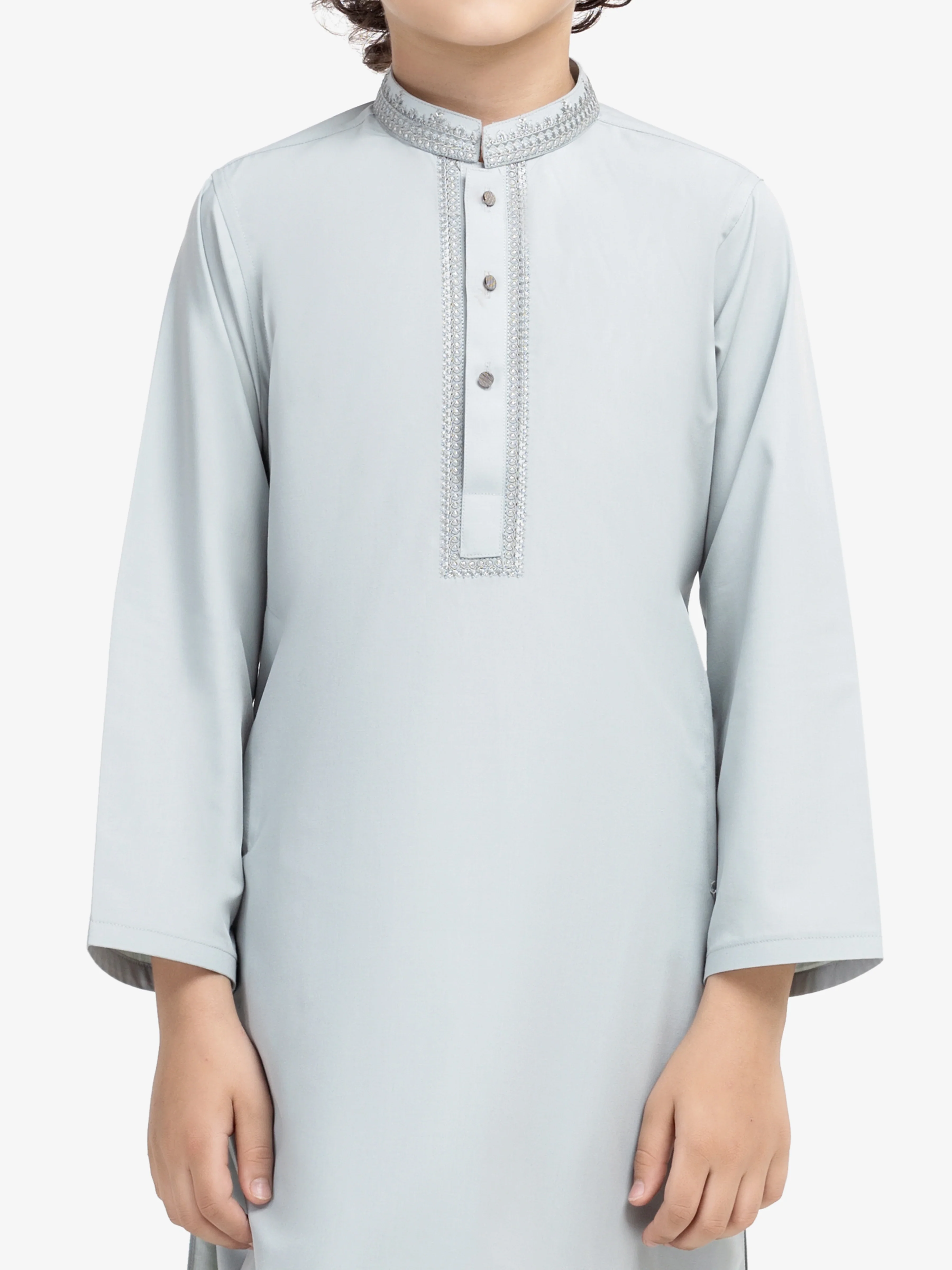 Embroidered Blended Shalwar Kameez - EBTKS5-4020 - Image 3