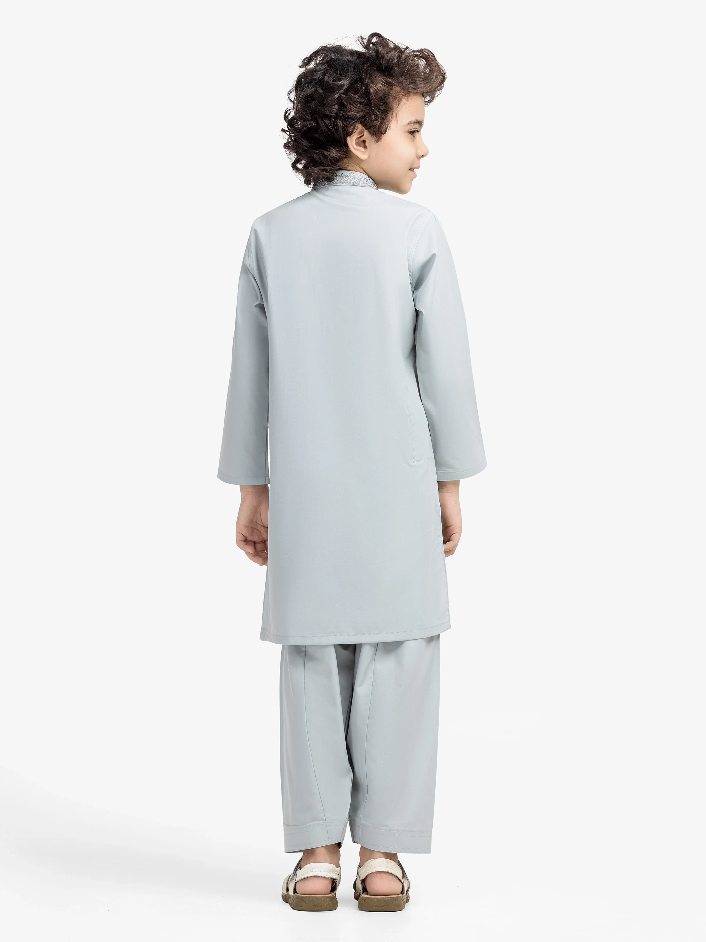 Embroidered Blended Shalwar Kameez - EBTKS5-4020 - Image 5