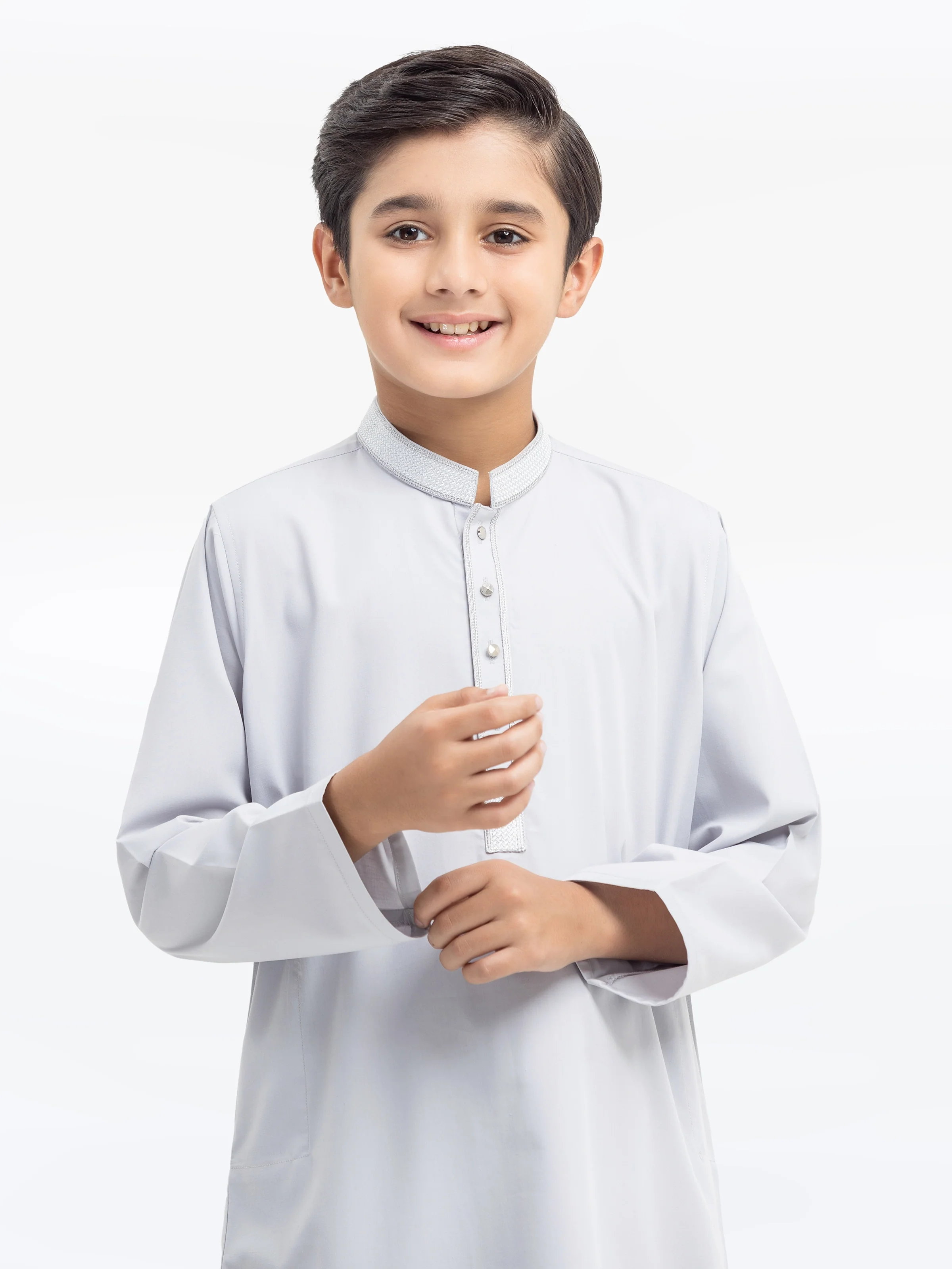 Embroidered Blended Shalwar Kameez - EBTKS5-4021 - Image 4